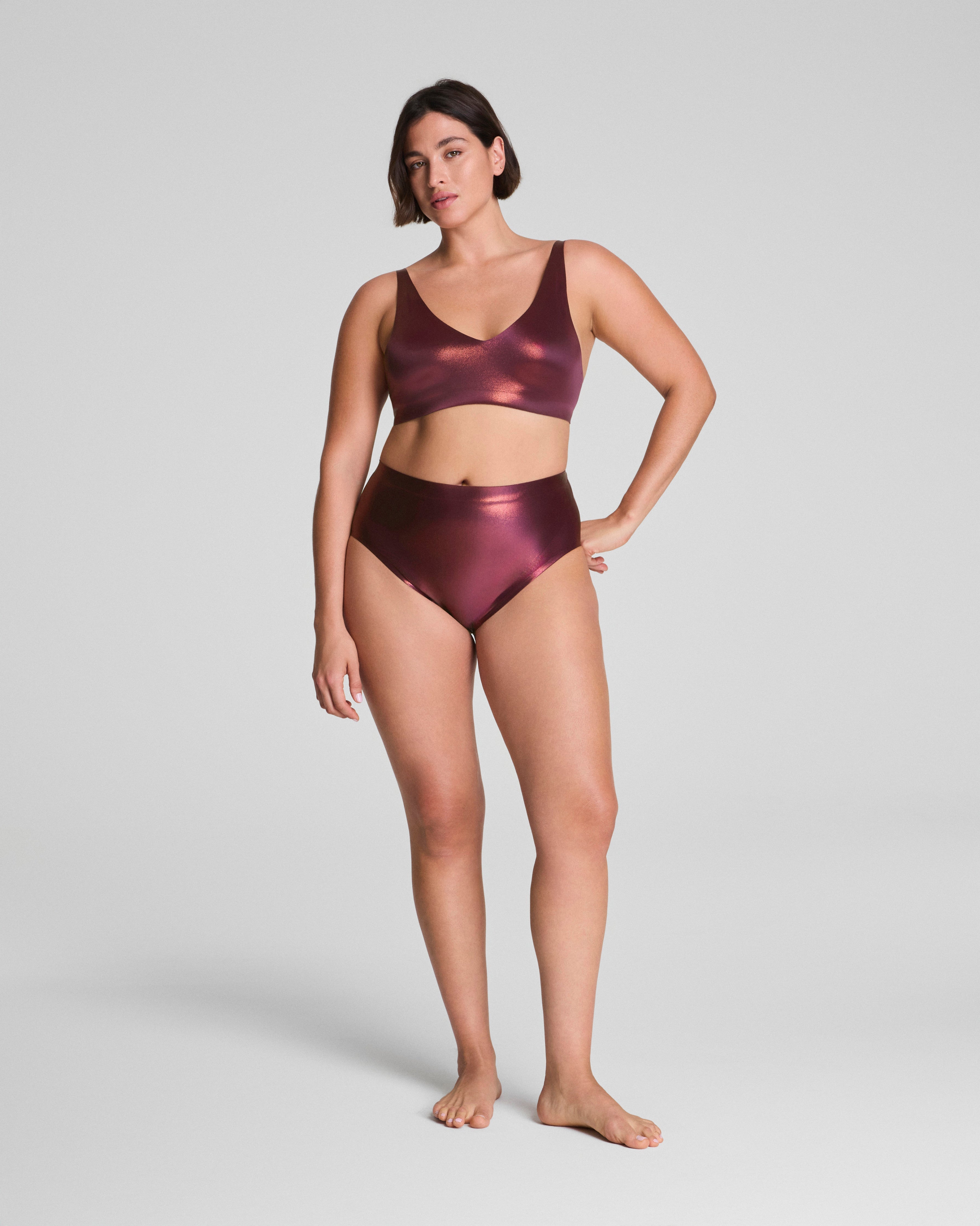 SPANXshape™ LuxeShine Bralette  Plum Berry Shimmer