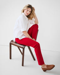 SPANXsupersmooth™ PerfectFit Ponte Slim Straight Pant  Spanx True Red