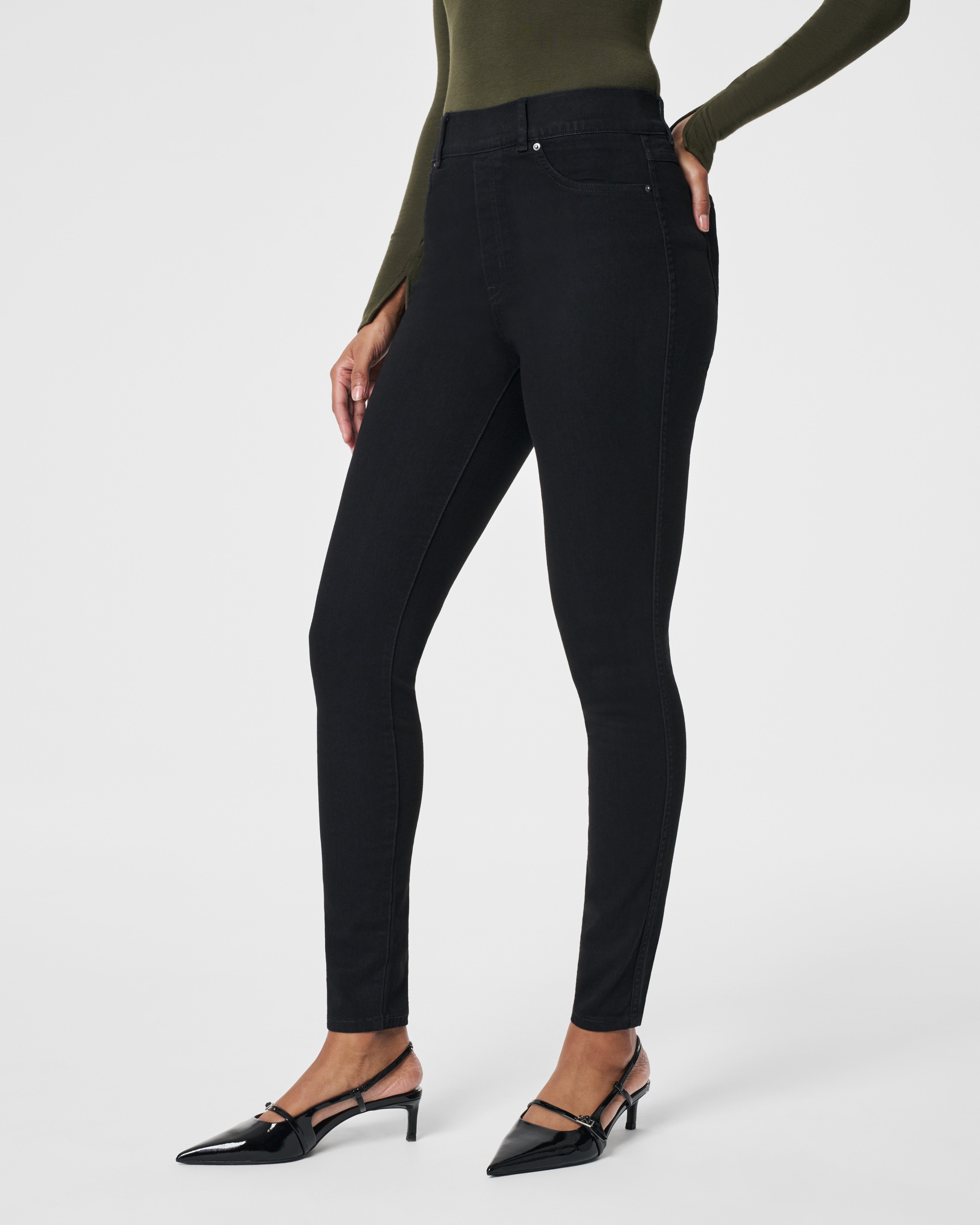 SPANXshape™ Original EveryWear Ankle Skinny Jeans  Clean Black