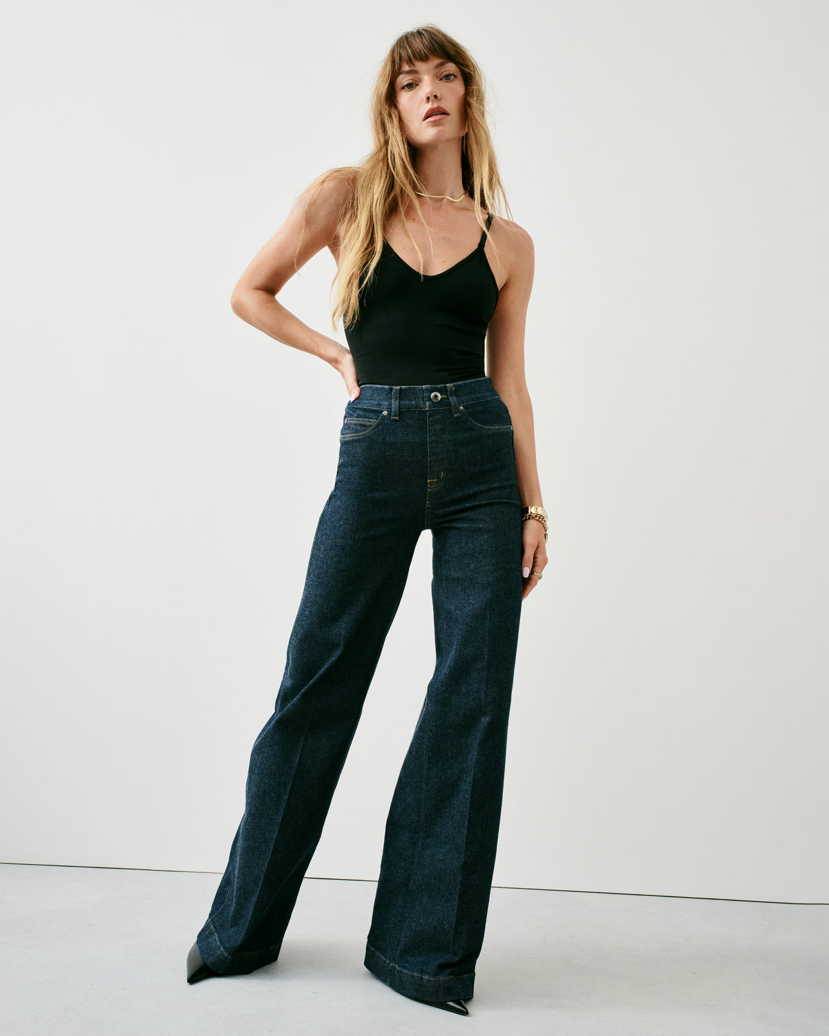 SPANXshape™ Original EveryWear Wide Leg Jeans  Raw Indigo