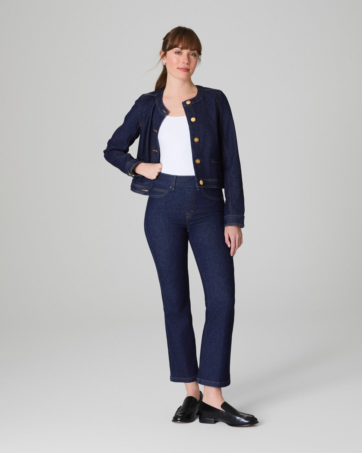 SPANXshape™ Original EveryWear Kick Flare Jeans  Raw Indigo