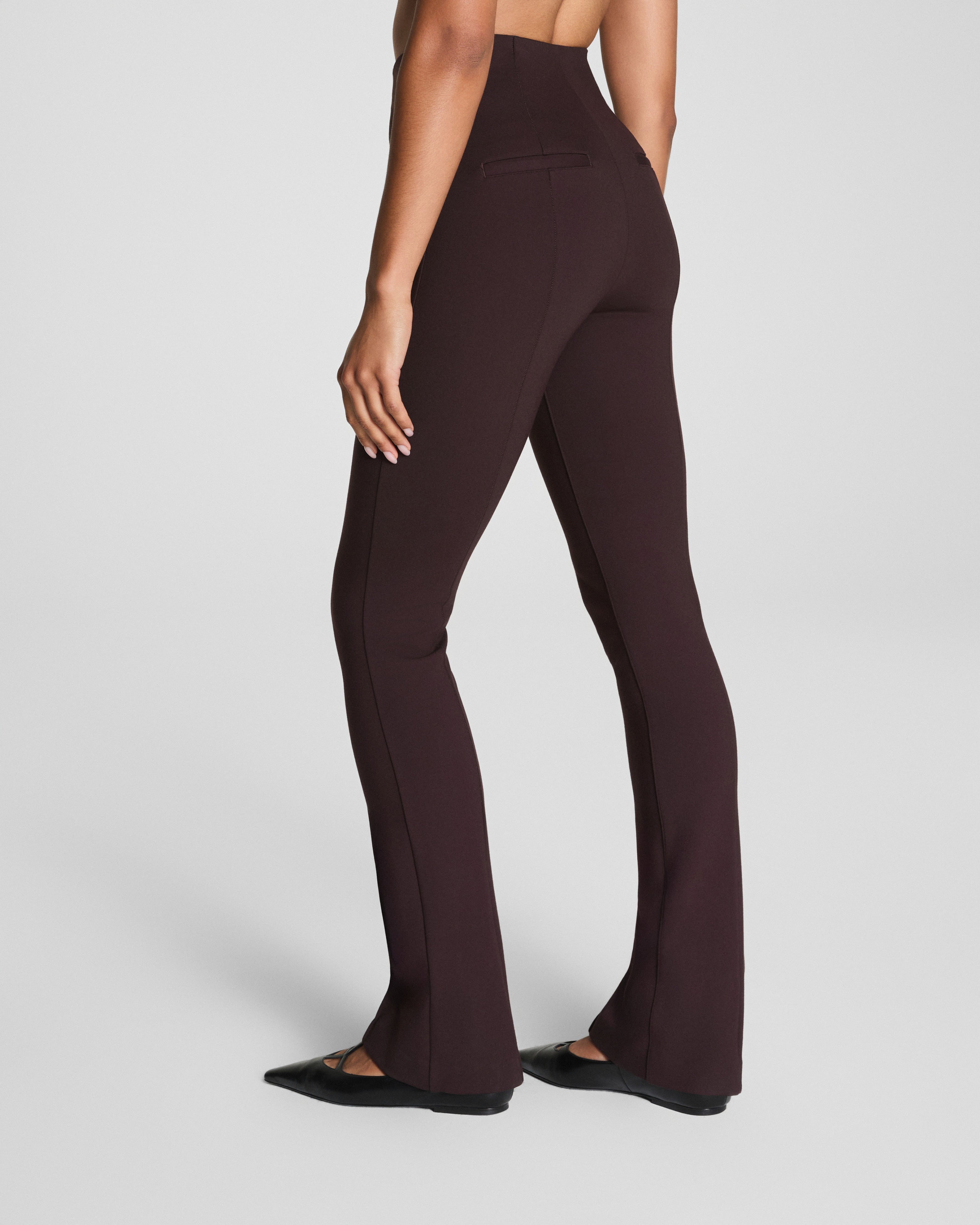 SPANXsupersmooth™ PerfectFit Ponte Micro Flare Pant  Truffle Brown