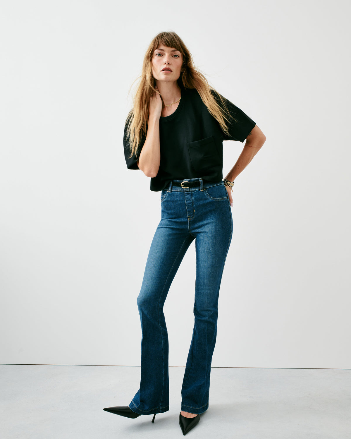 SPANXshape™ Original EveryWear Flare Jeans  Authentic Blue