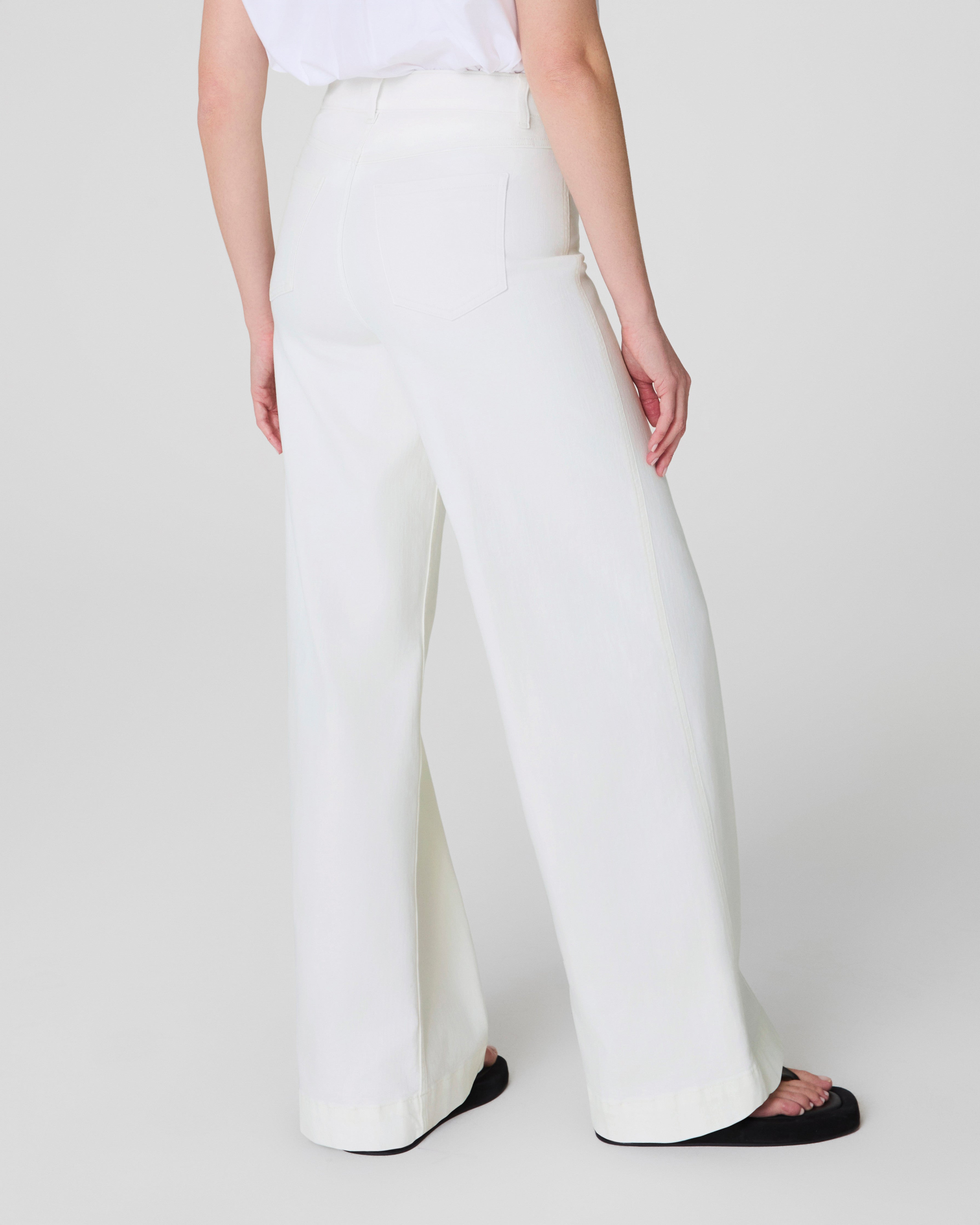 SPANXshape™ Original EveryWear Wide Leg Jeans  Chalk