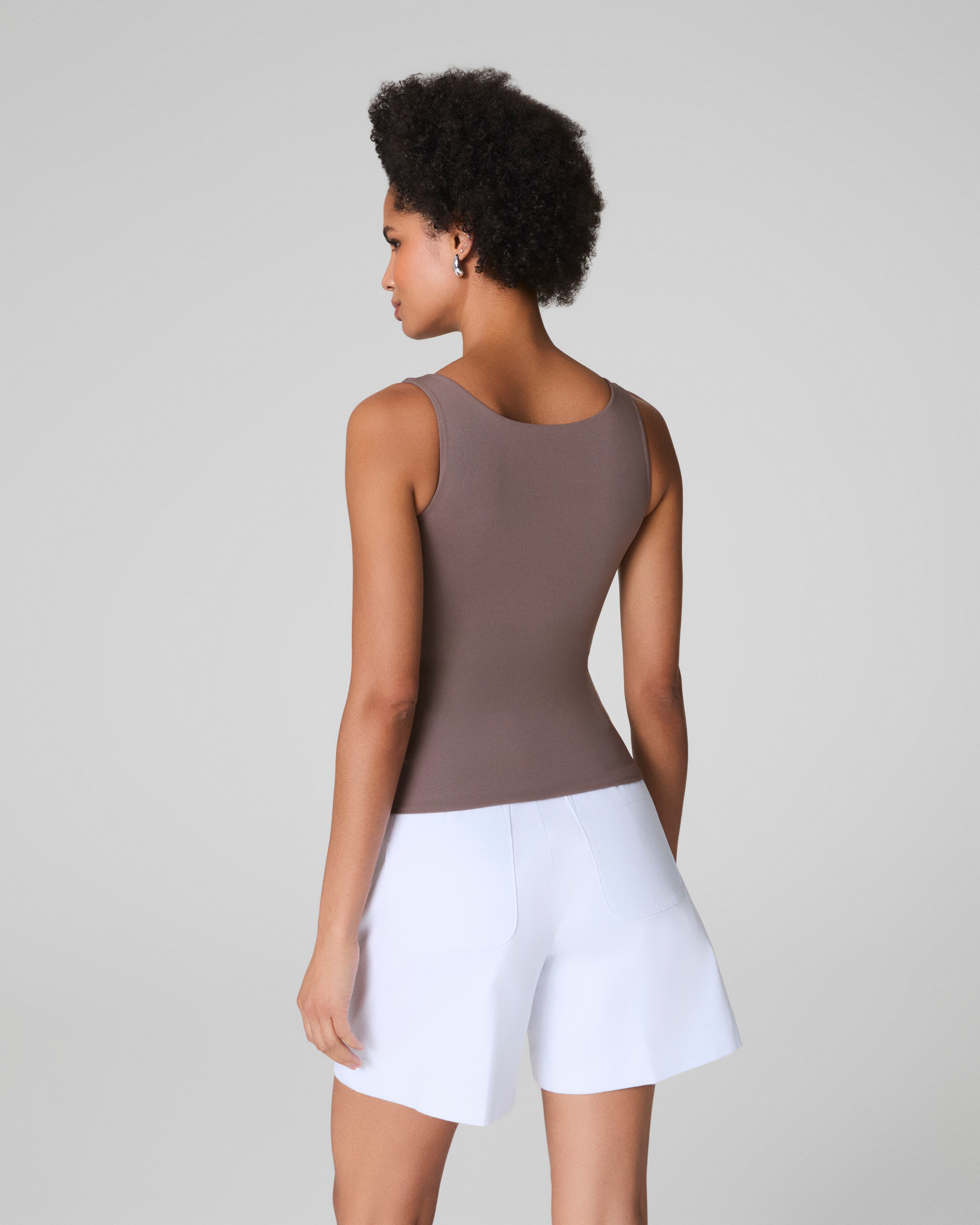 SPANXsmooth™ Jersey Scoop Neck Tank  Smoke