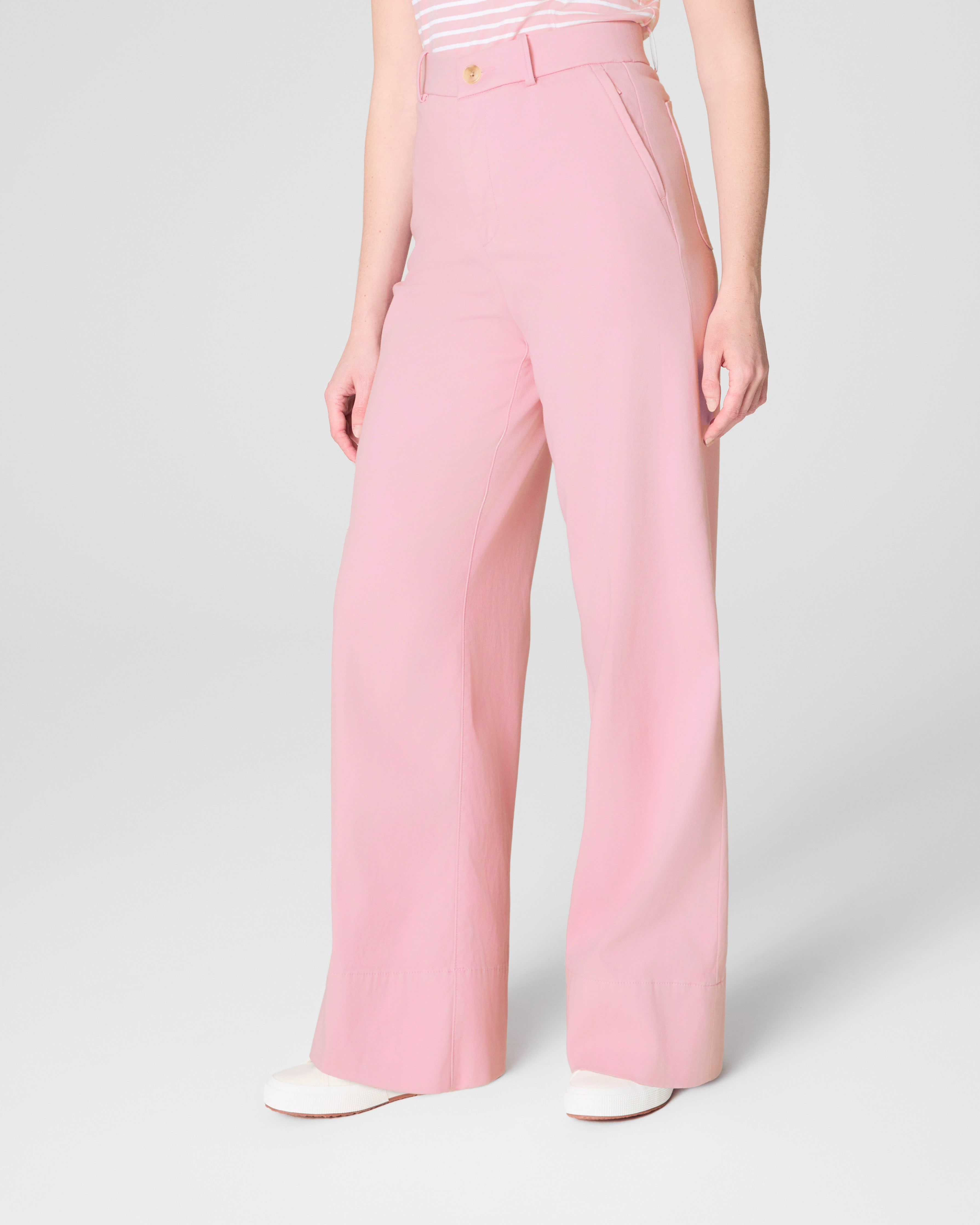 SPANXsupersmooth™ Stretch Twill Wide Leg Pant  Fleur