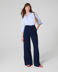 SPANXsupersmooth™ Stretch Twill Wide Leg Pant  Timeless Navy