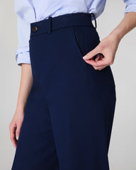 SPANXsupersmooth™ Stretch Twill Wide Leg Pant  Timeless Navy