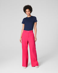 SPANXsupersmooth™ Stretch Twill Wide Leg Pant  Tulip