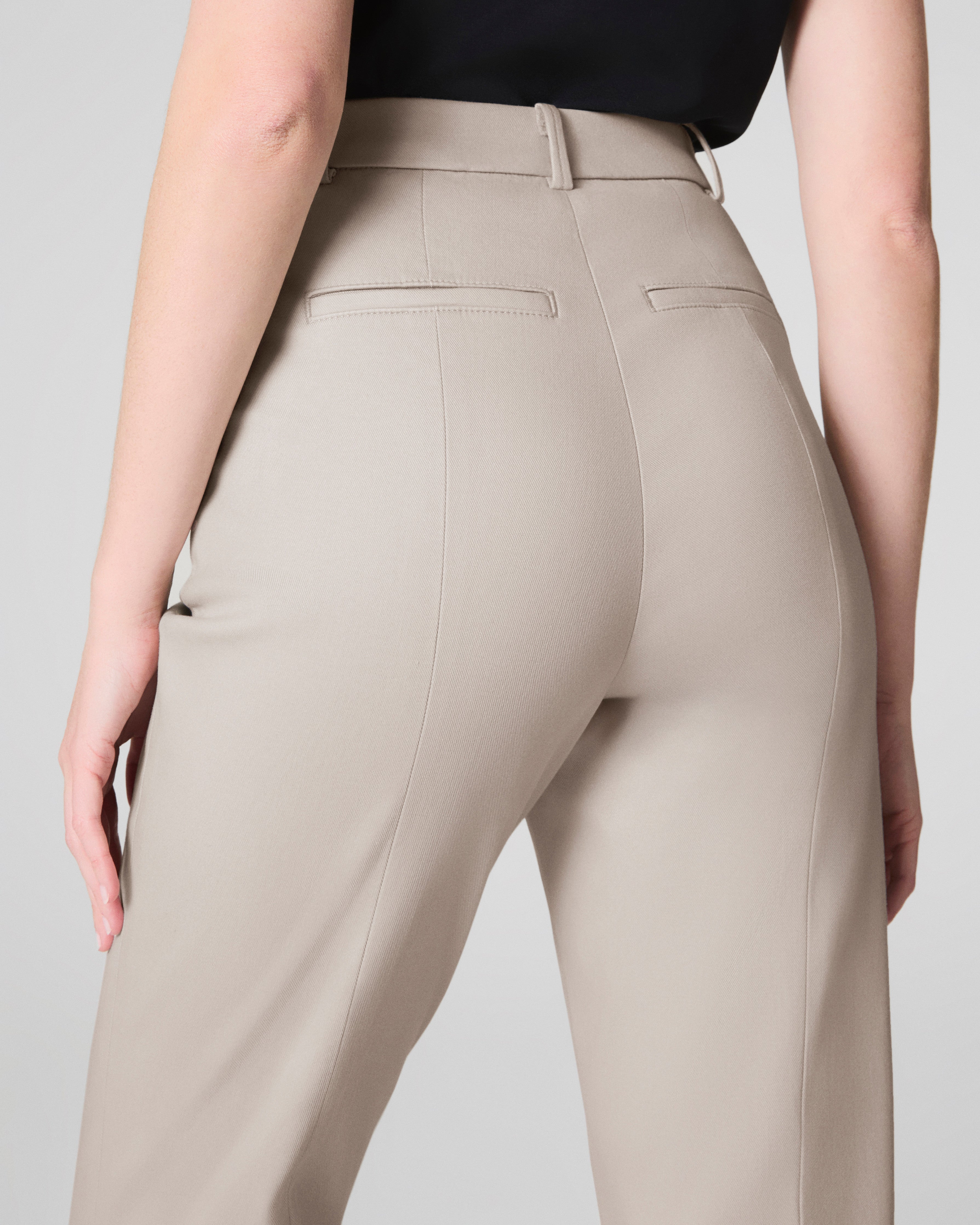 SPANXsupersmooth™ Stretch Twill Slim Straight Pant  Bone