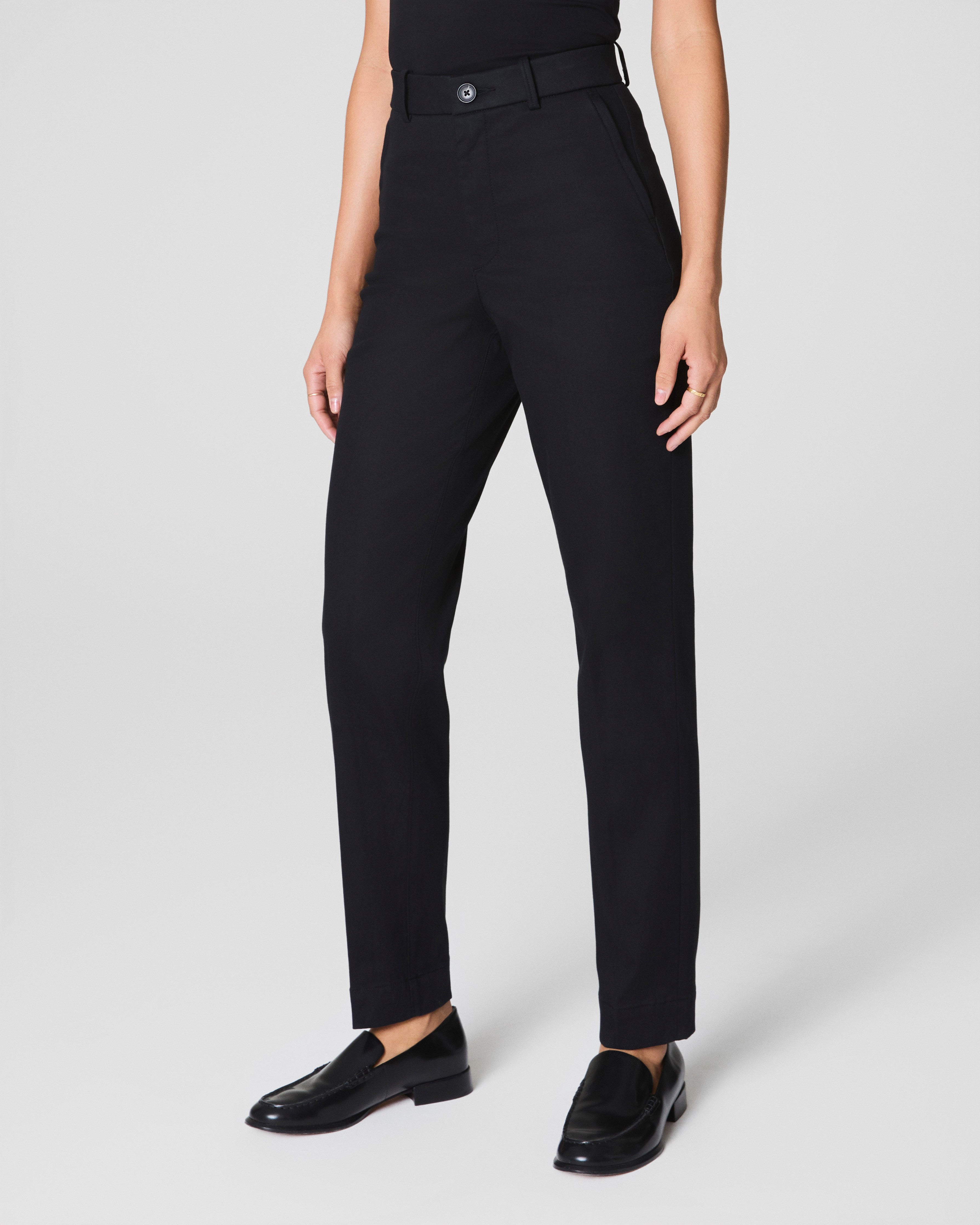 SPANXsupersmooth™ Stretch Twill Slim Straight Pant  Classic Black