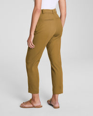 SPANXsupersmooth™ Stretch Twill Slim Straight Pant  Flax