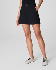 SPANXsupersmooth™ Stretch Twill Short, 5"  Classic Black