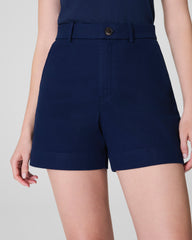 SPANXsupersmooth™ Stretch Twill Short, 5"  Timeless Navy