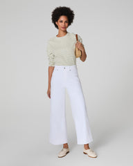 SPANXshape™ Original EveryWear Cropped Wide Leg Jeans  White