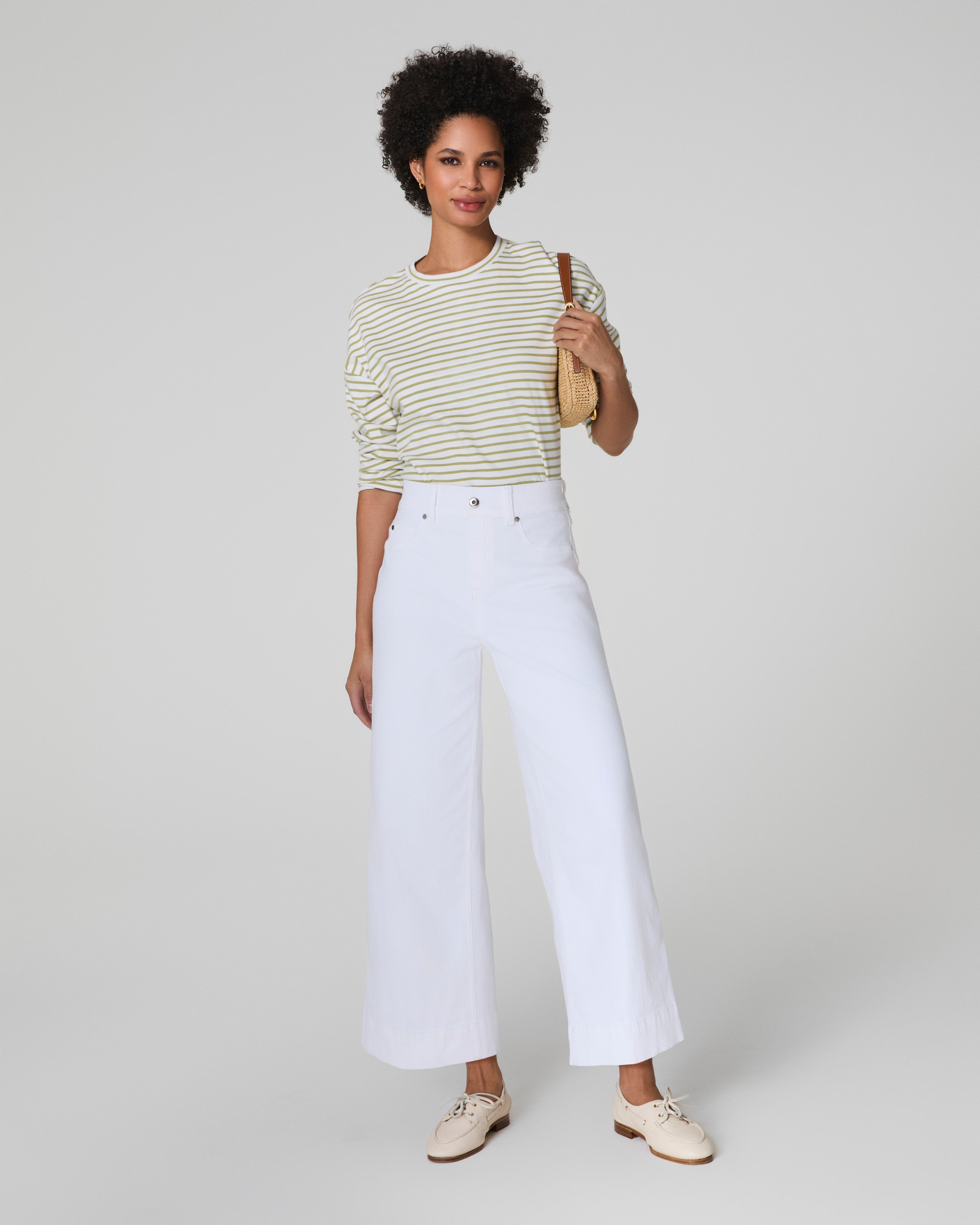 SPANXshape™ Original EveryWear Cropped Wide Leg Jeans