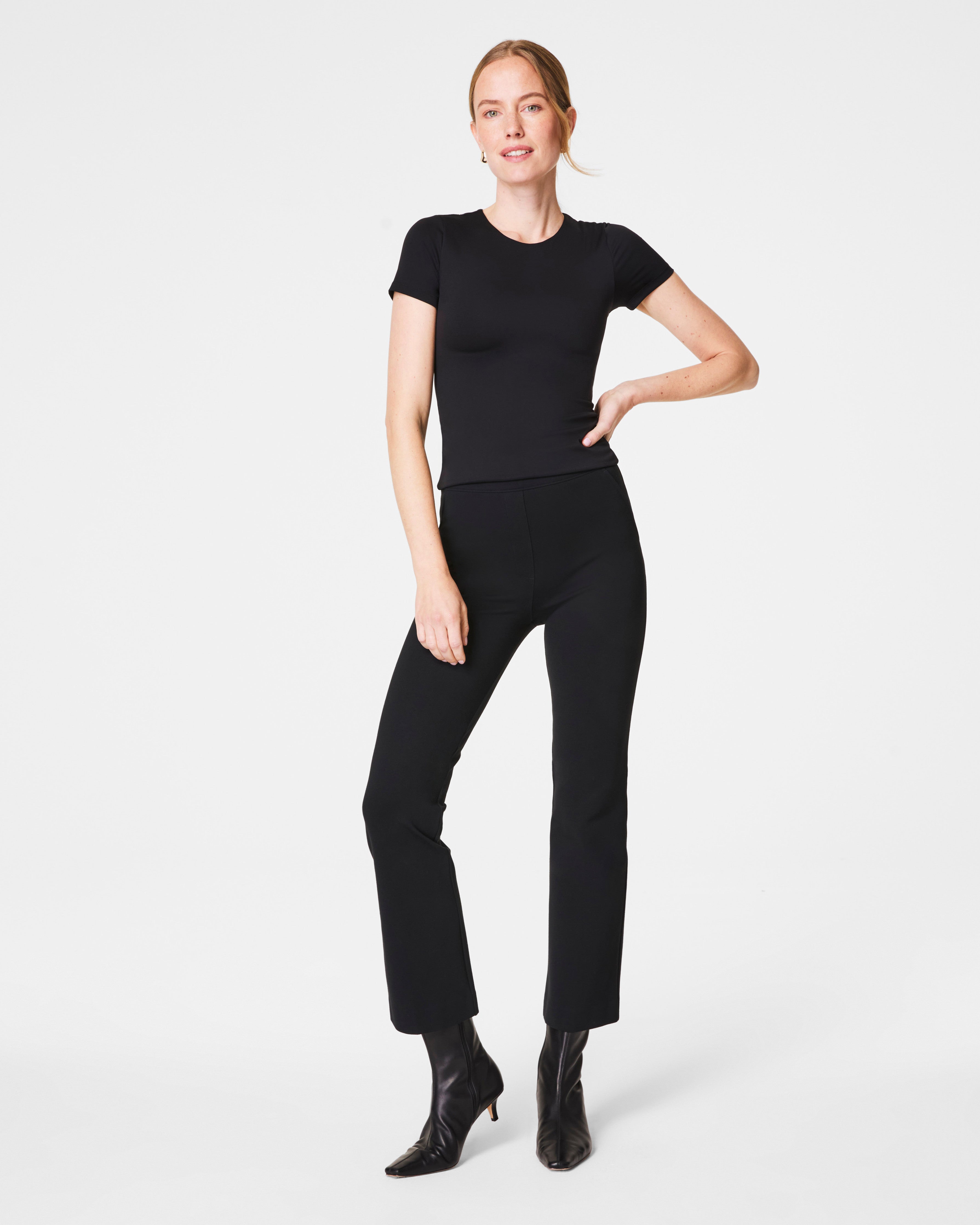 SPANXsmooth™ Jersey Crewneck Tee  Classic Black