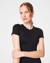 SPANXsmooth™ Jersey Crewneck Tee  Classic Black