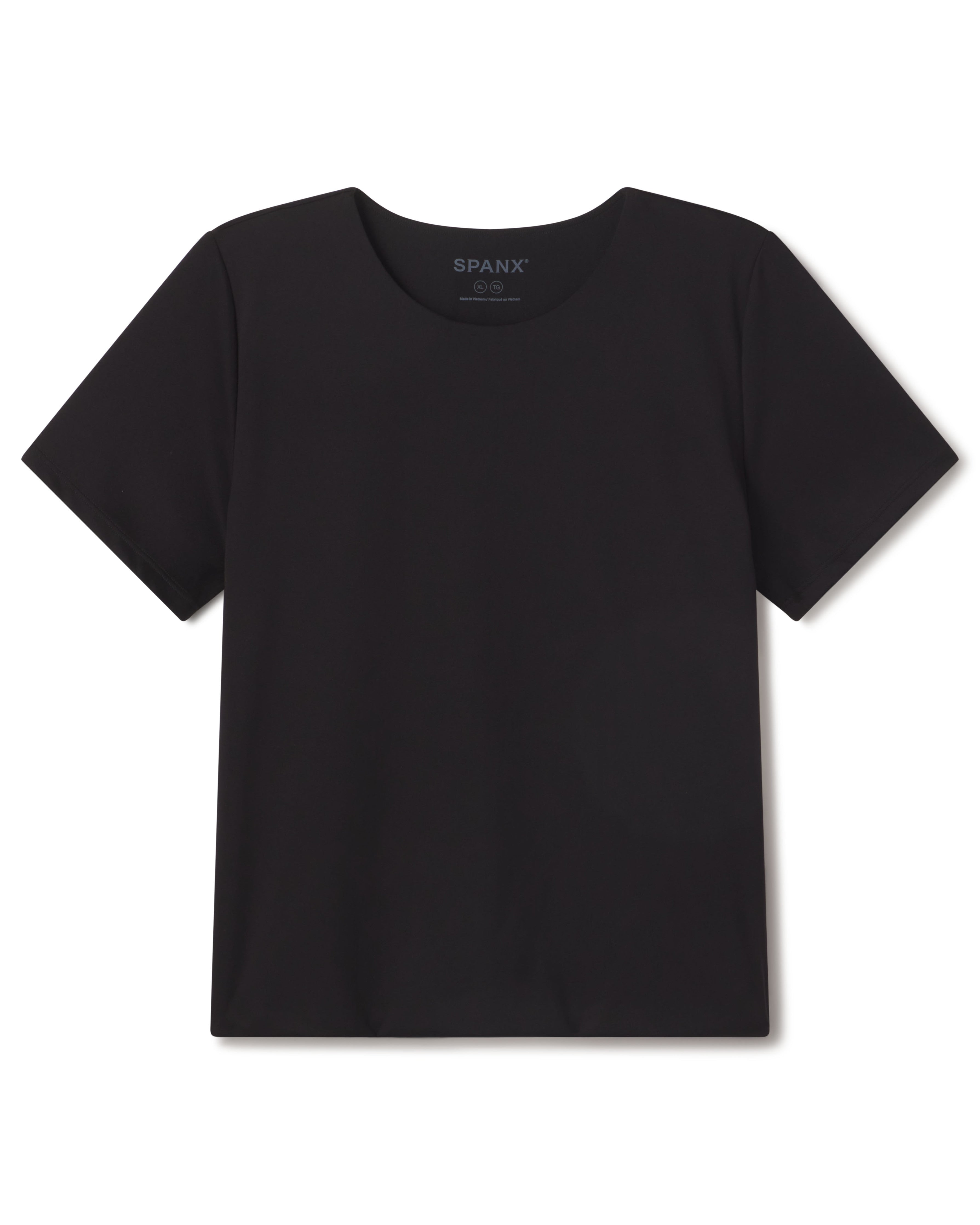 SPANXsmooth™ Jersey Crewneck Tee  Classic Black