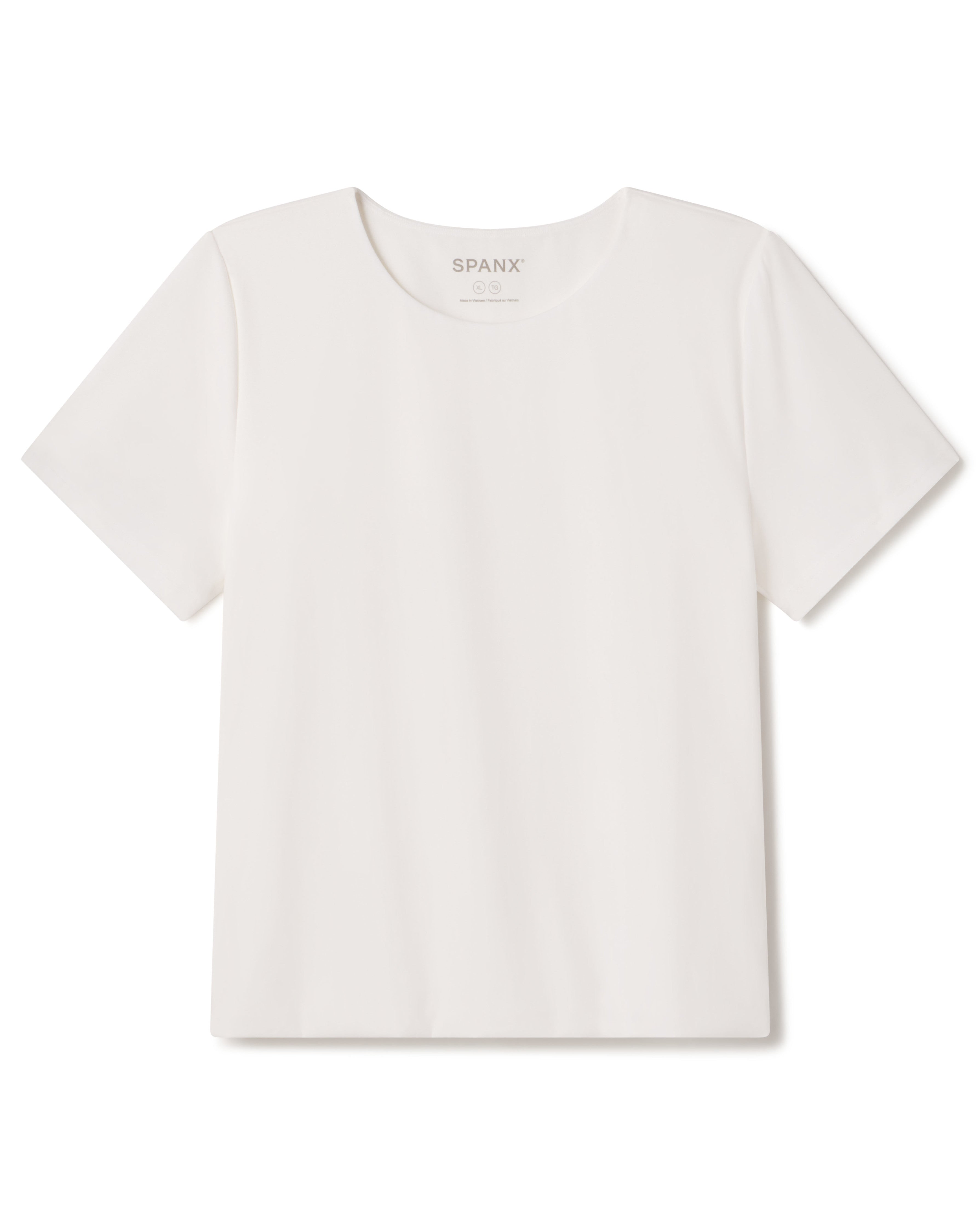 SPANXsmooth™ Jersey Crewneck Tee  Classic White