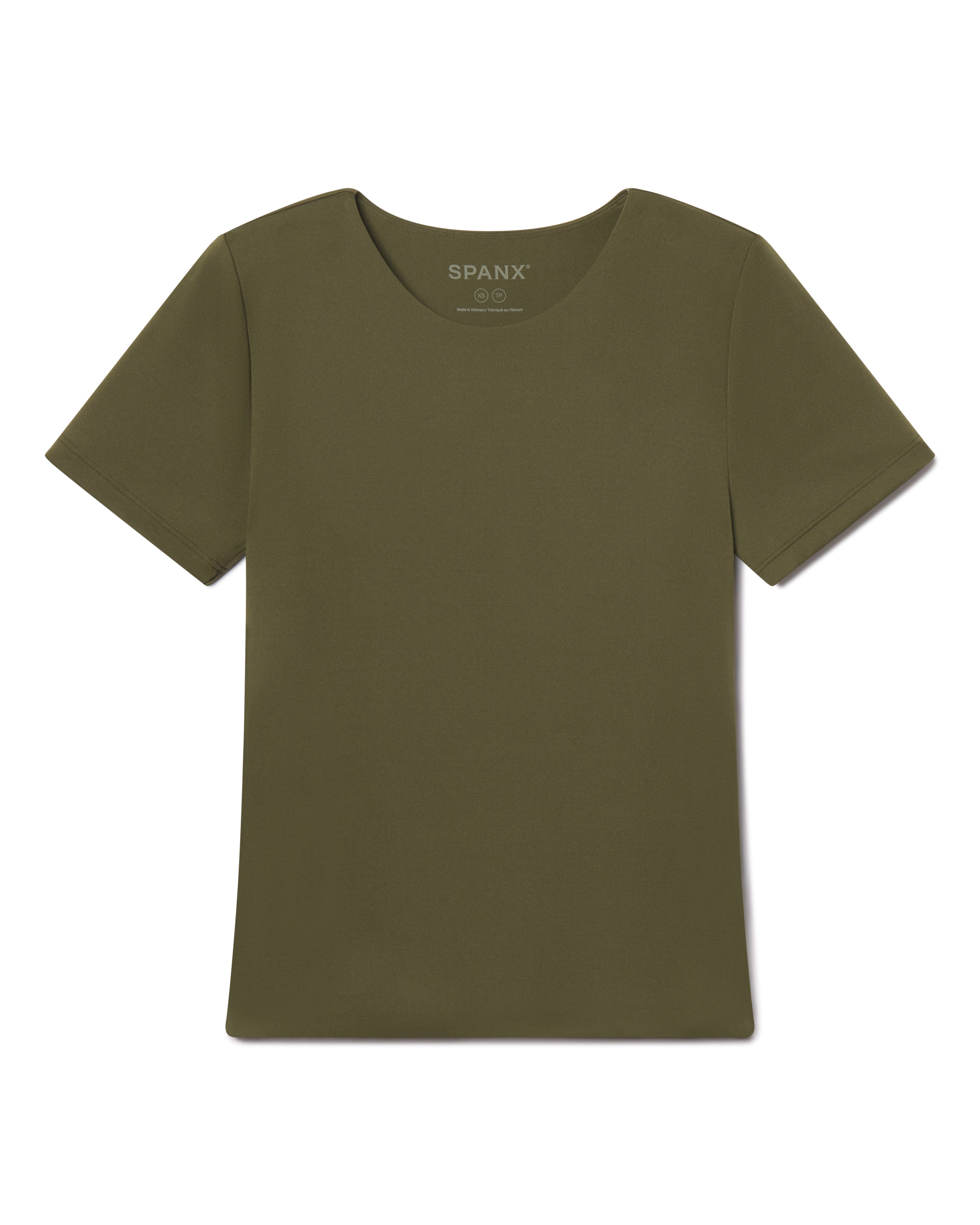 SPANXsmooth™ Jersey Crewneck Tee  Dark Pine