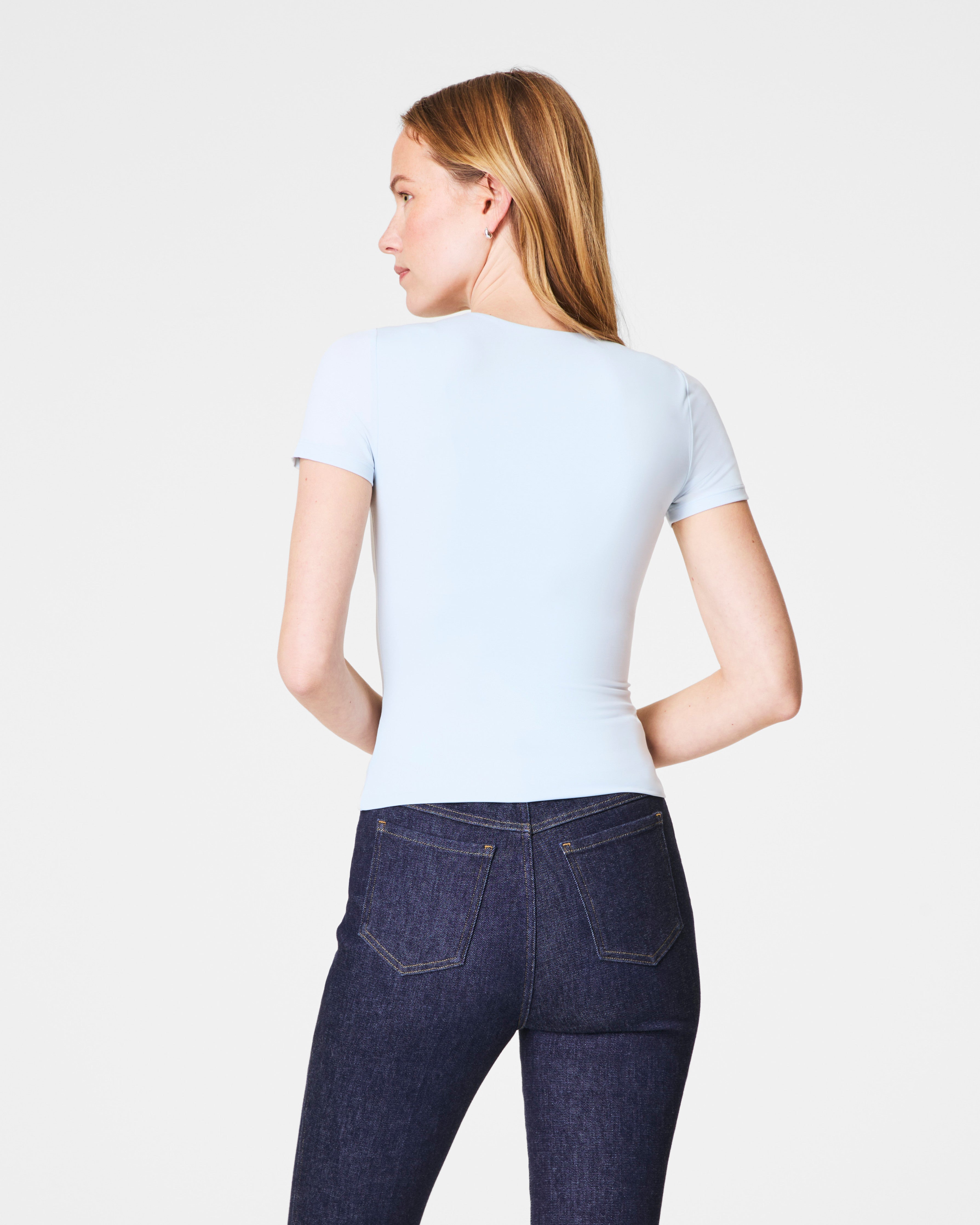 SPANXsmooth™ Jersey Crewneck Tee  Sky