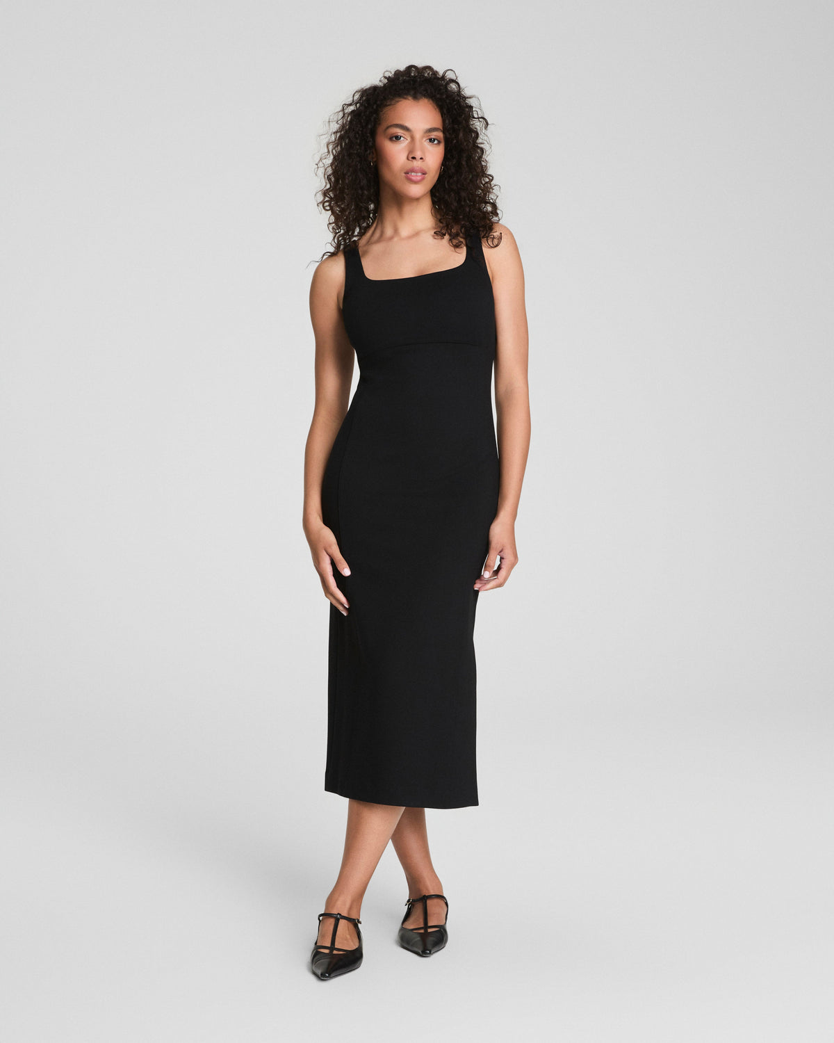 SPANXshape™ Ponte Midi Tank Dress  Classic Black