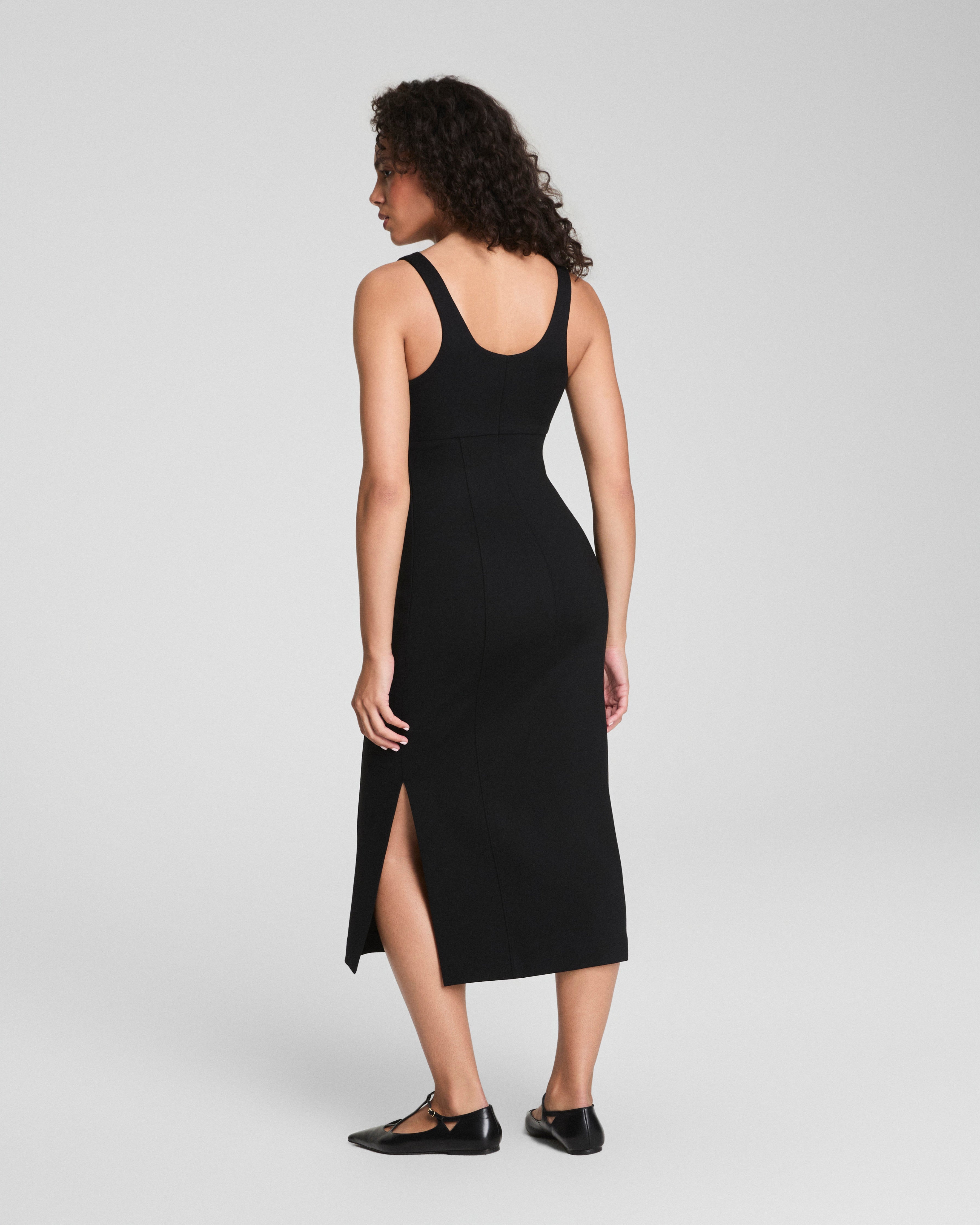 SPANXshape™ Ponte Midi Tank Dress  Classic Black