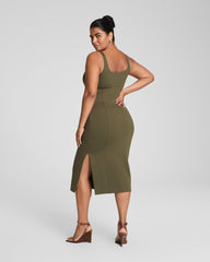 SPANXshape™ Ponte Midi Tank Dress  Dark Pine