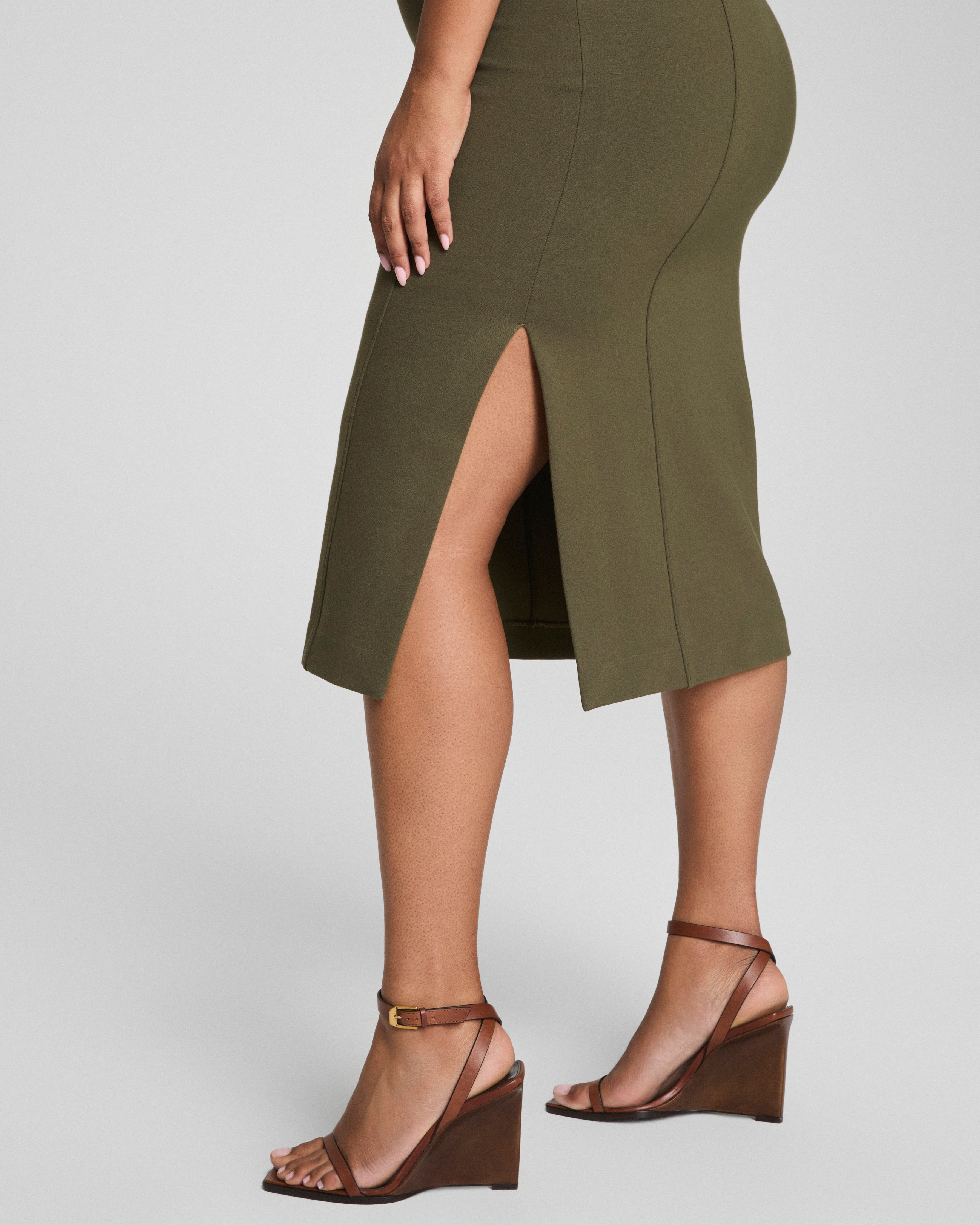 SPANXshape™ Ponte Midi Tank Dress  Dark Pine