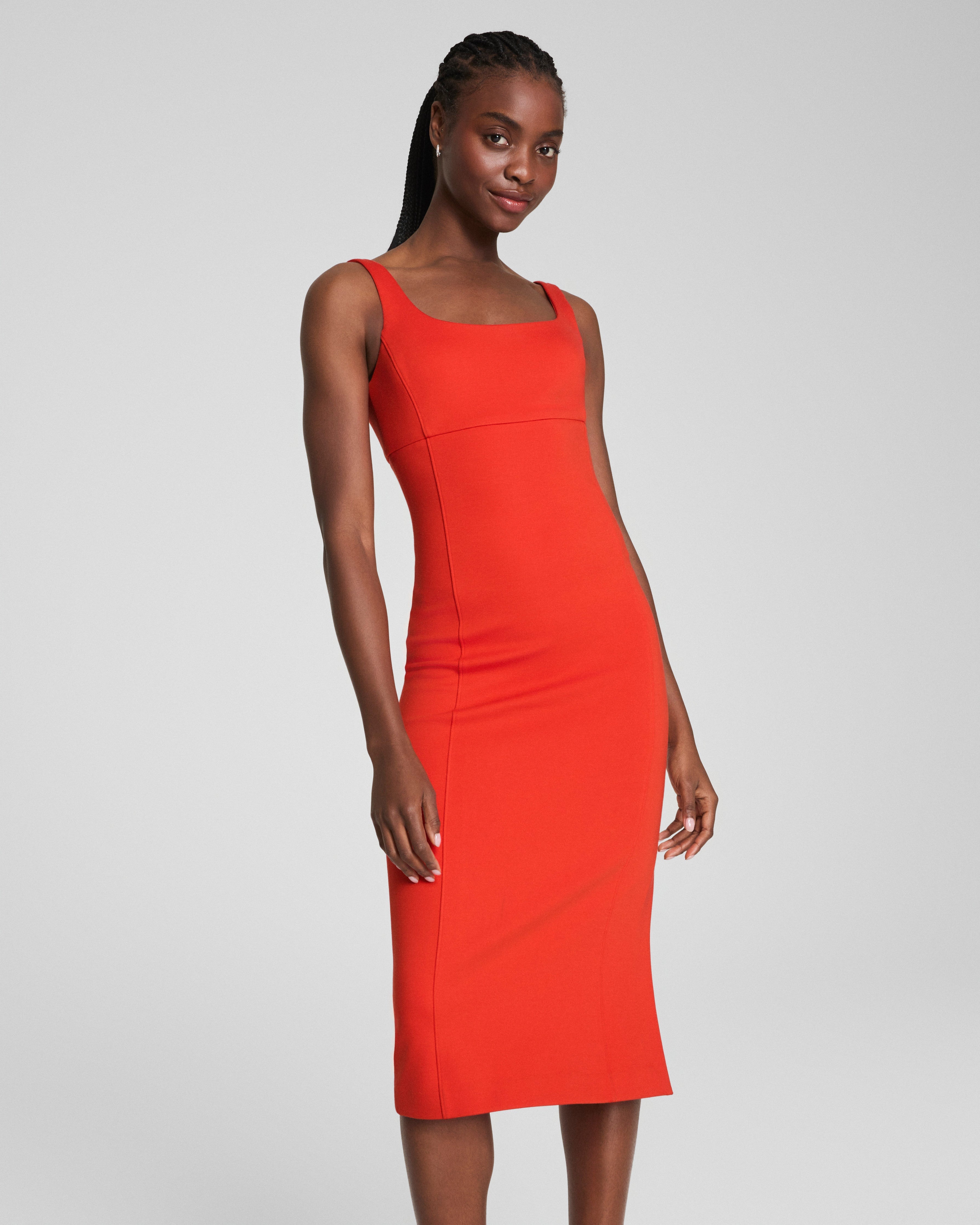 SPANXshape™ Ponte Midi Tank Dress  Poppy