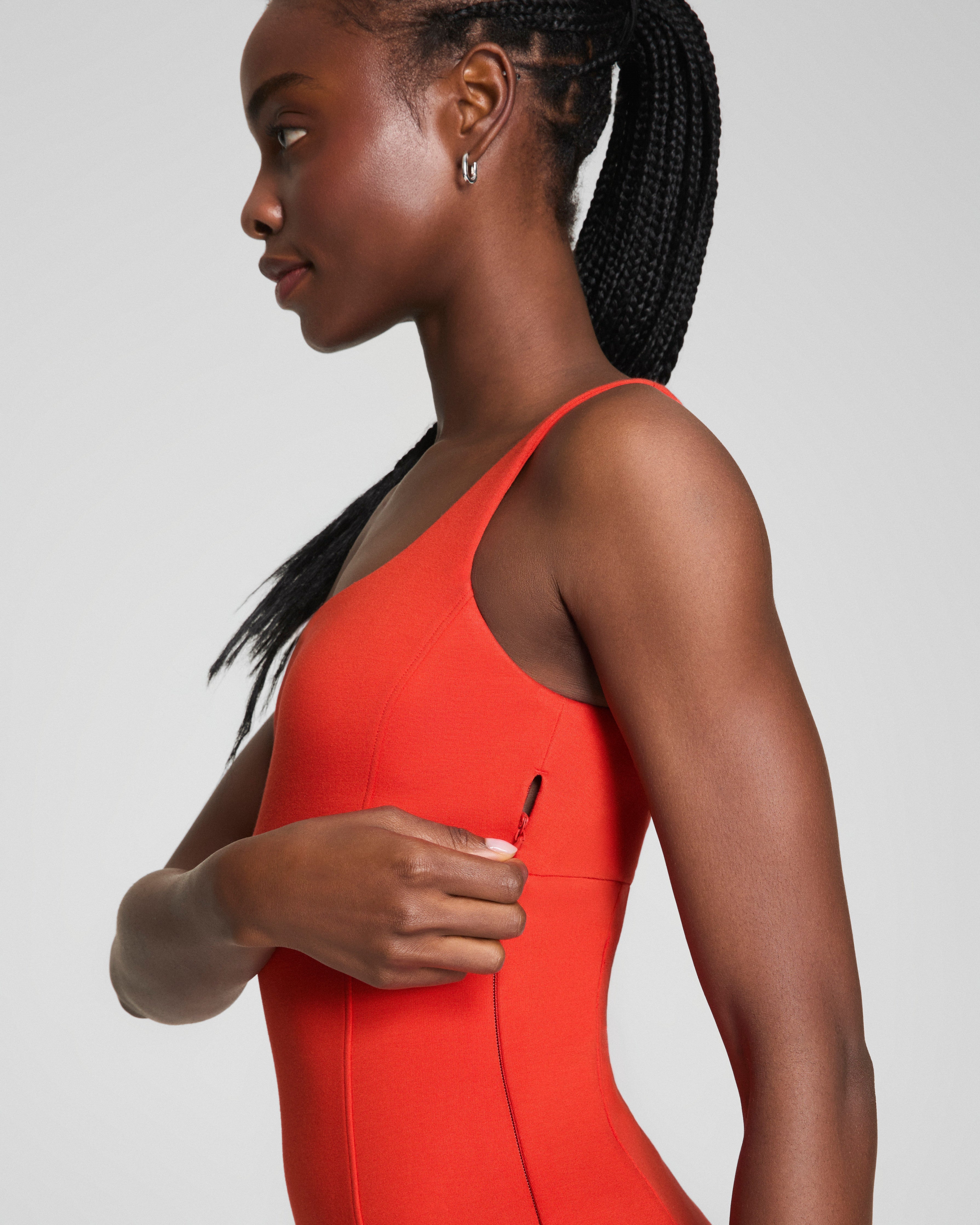 SPANXshape™ Ponte Midi Tank Dress  Poppy