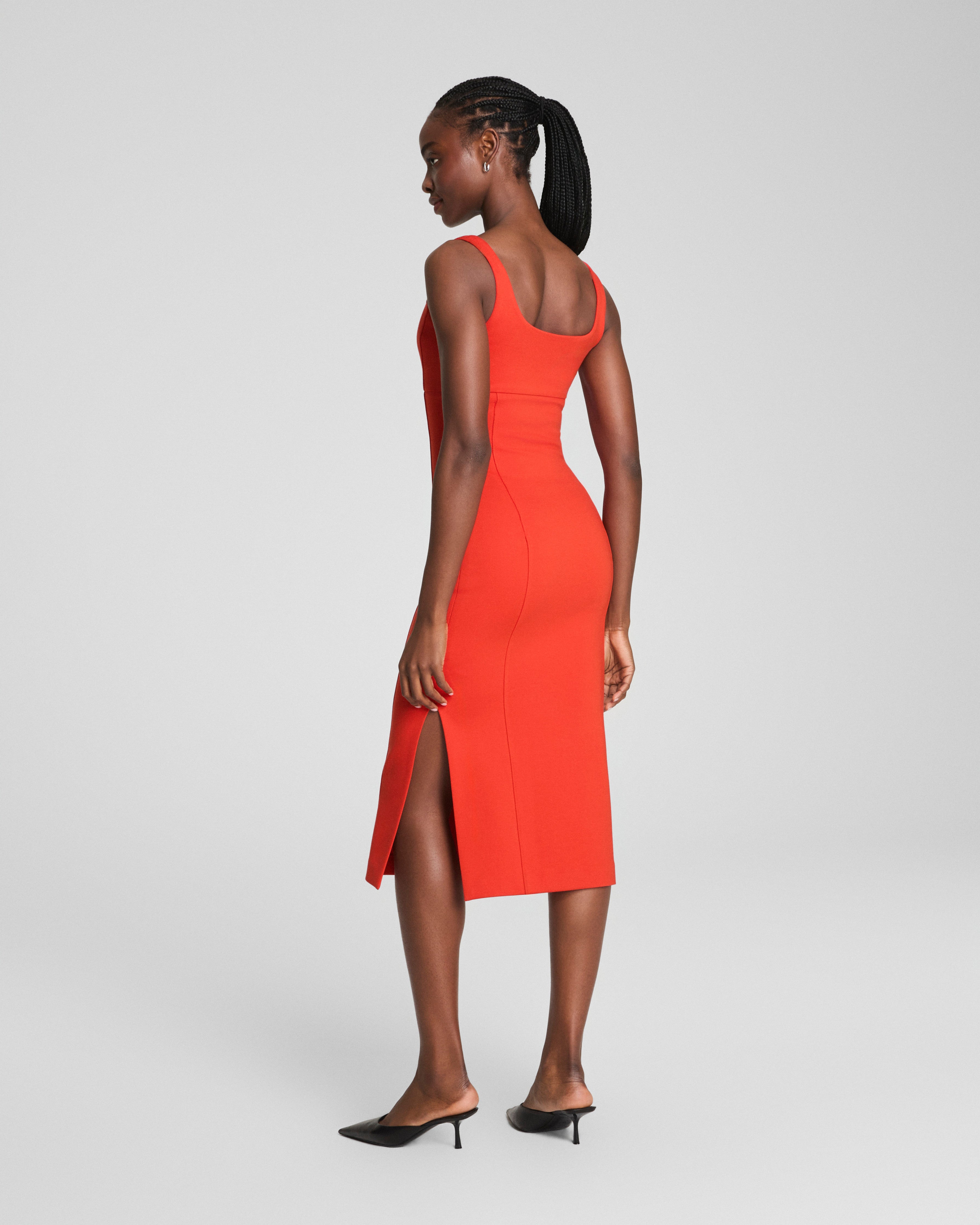 SPANXshape™ Ponte Midi Tank Dress  Poppy