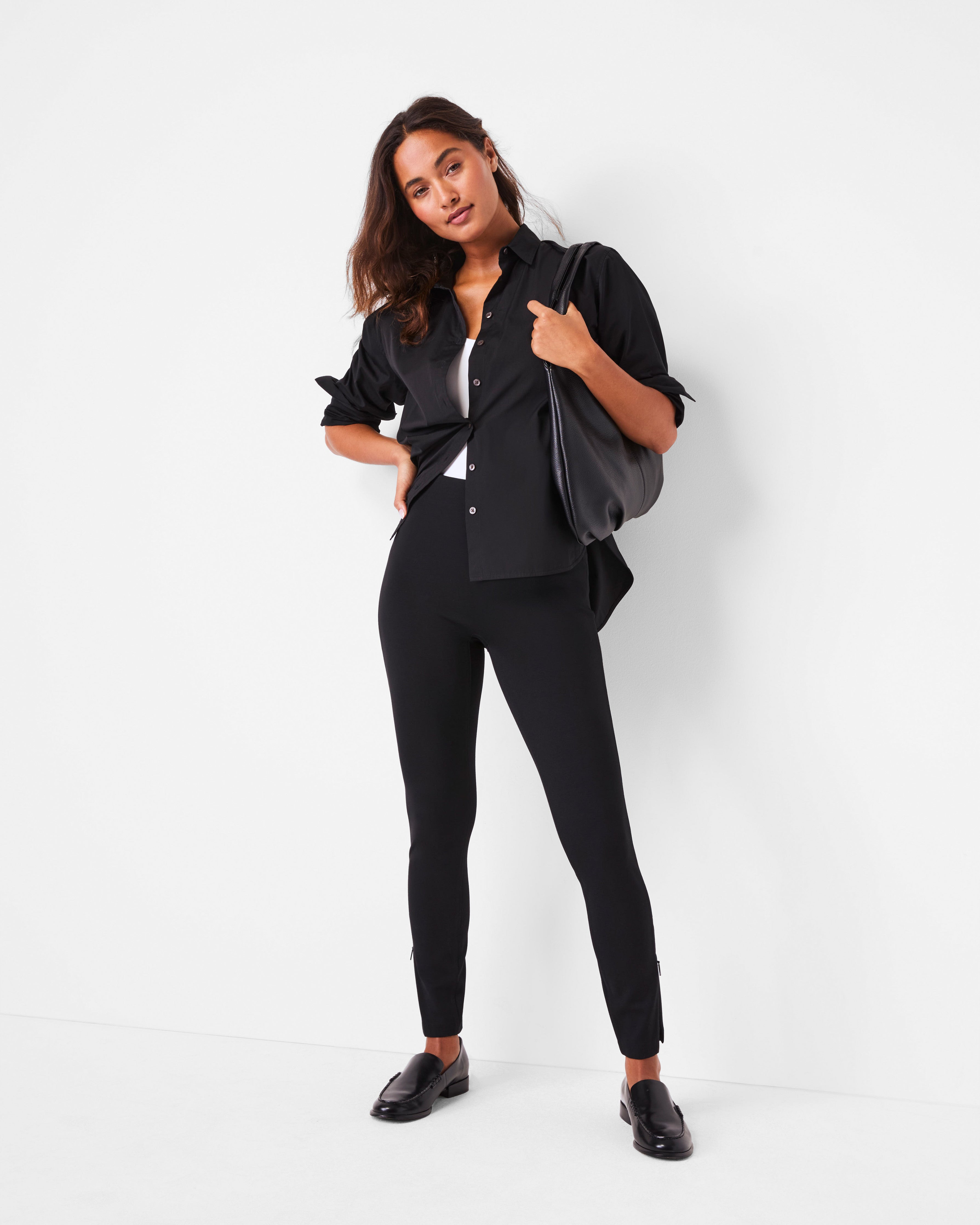 SPANXsupersmooth™ PerfectFit Ponte Zip Legging  Classic Black