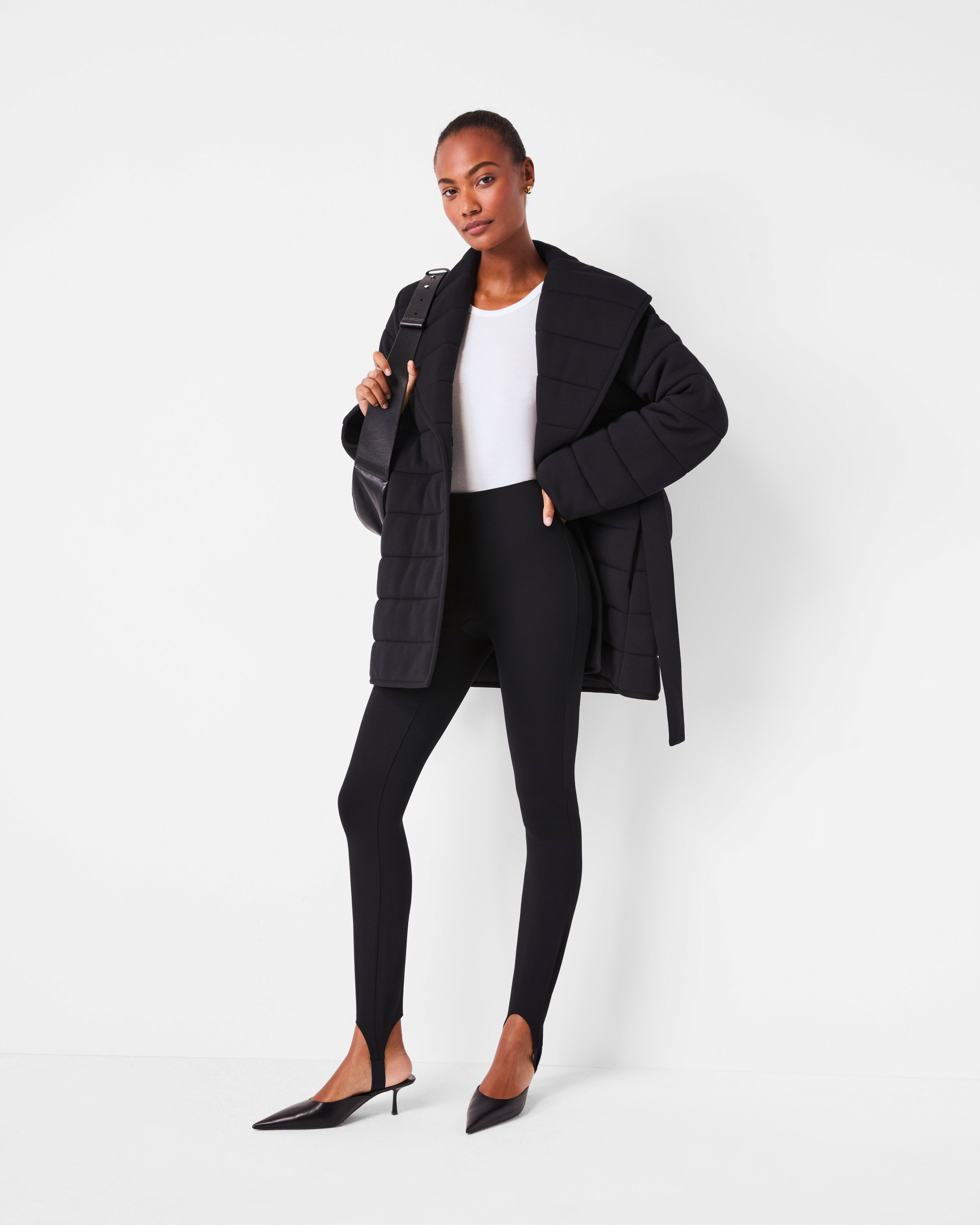 SPANXsupersmooth™ PerfectFit Ponte Stirrup Legging  Classic Black
