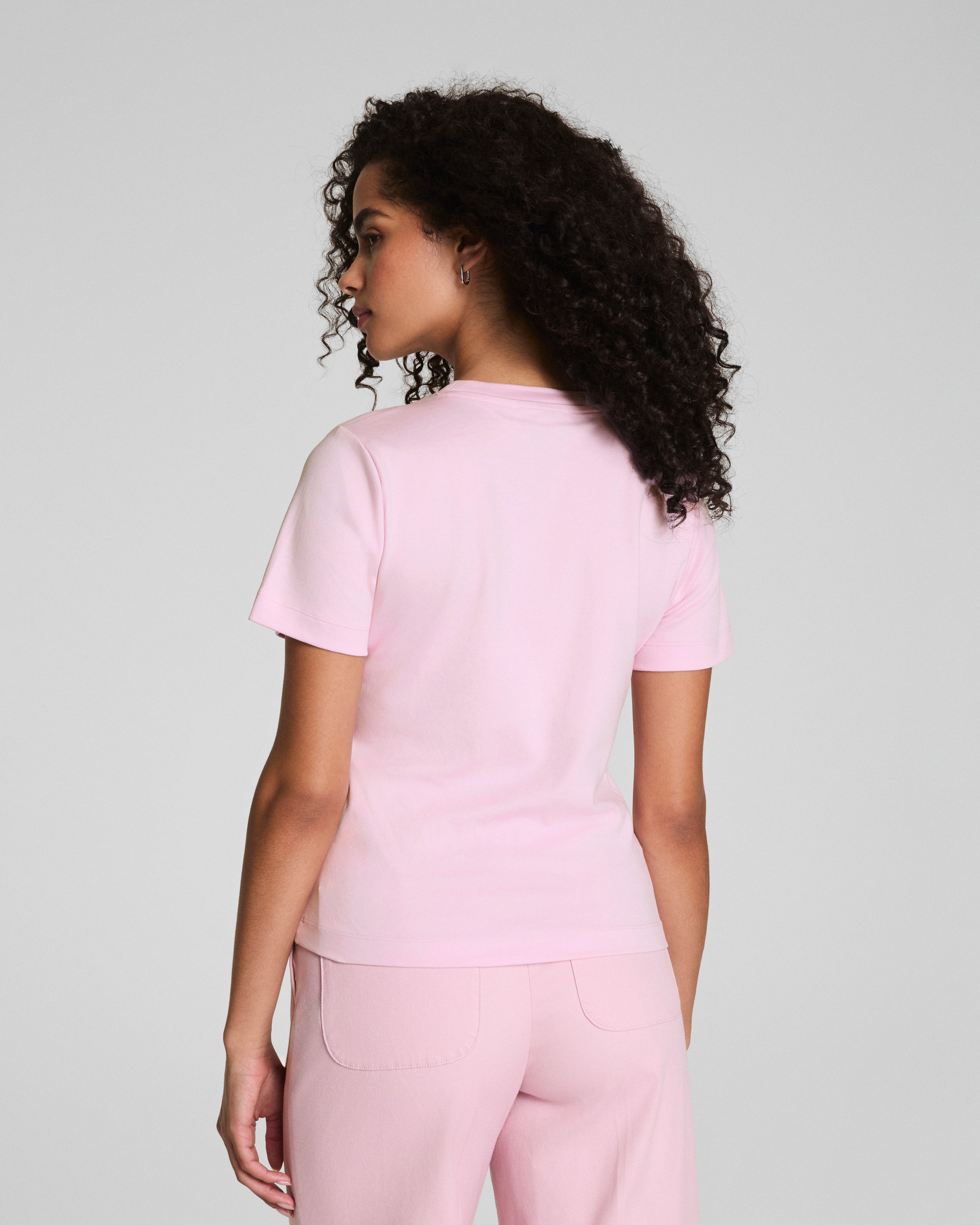 SPANX® Cotton Crewneck Tee  Lily