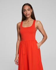 SPANXsmooth™ Jersey Scoop Neck Tank Midi Dress  Poppy