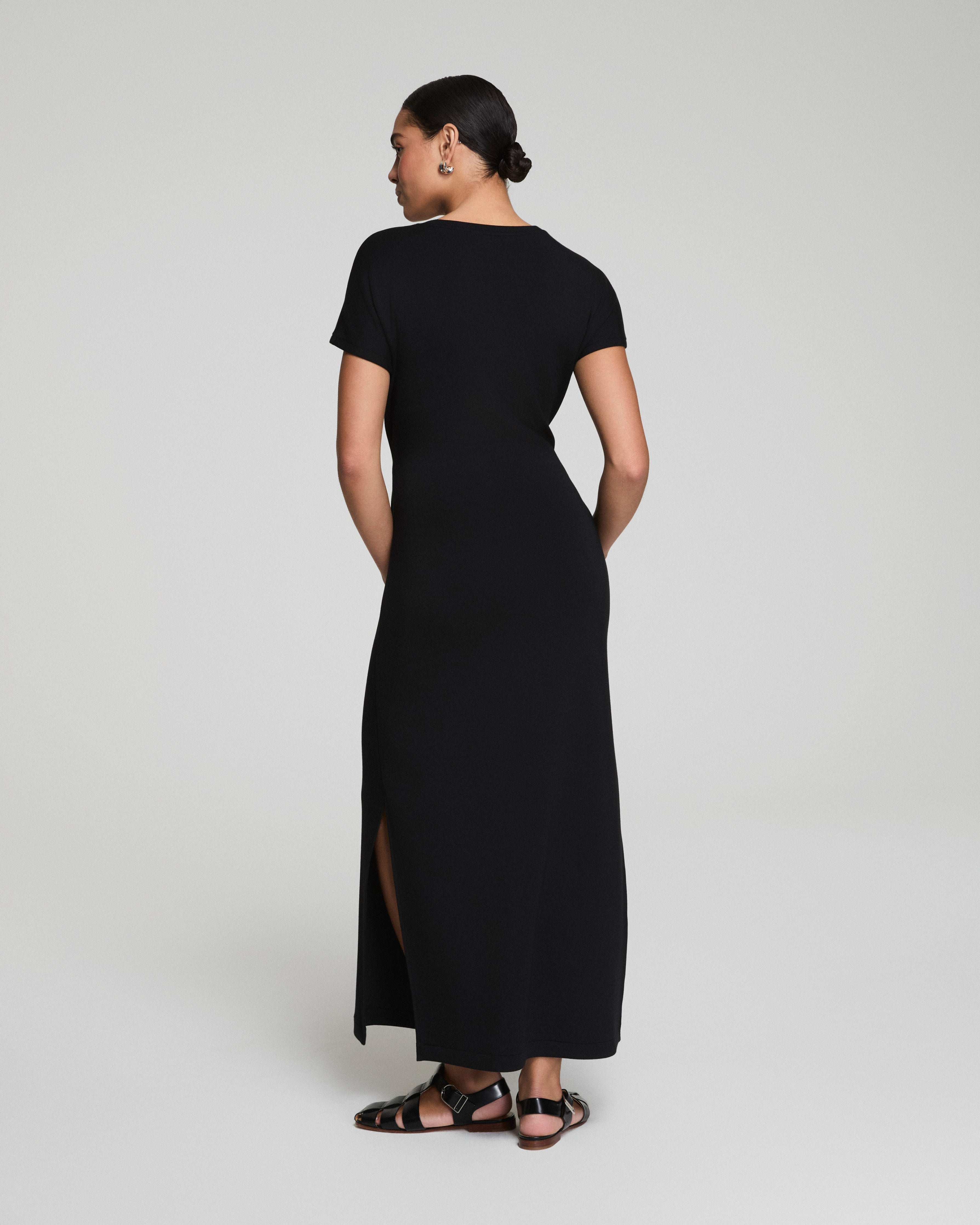 SPANX® AirEssentials Tie-Waist Maxi Dress  Very Black