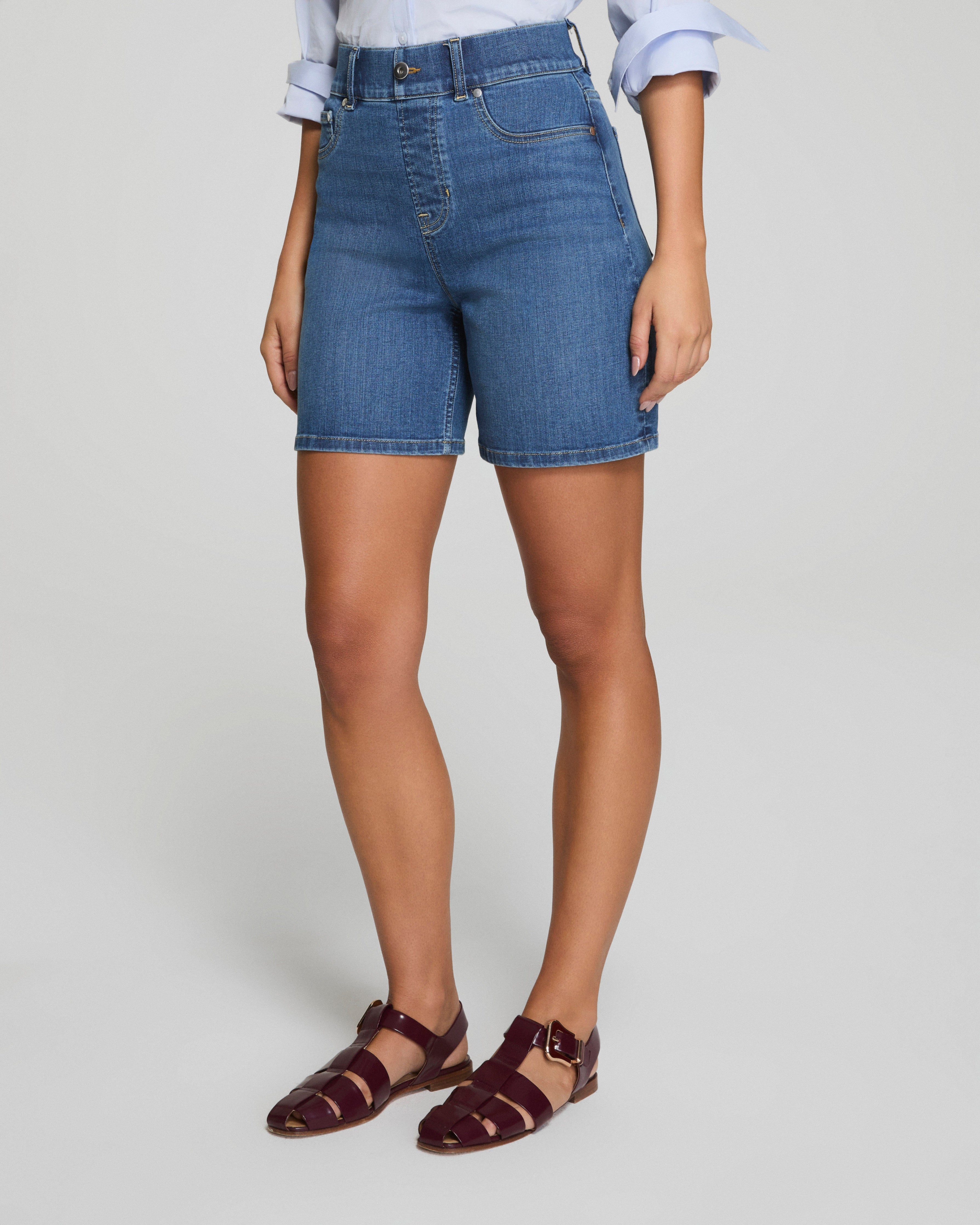 SPANXshape™ Original EveryWear Jean Short, 7"  Vintage Indigo