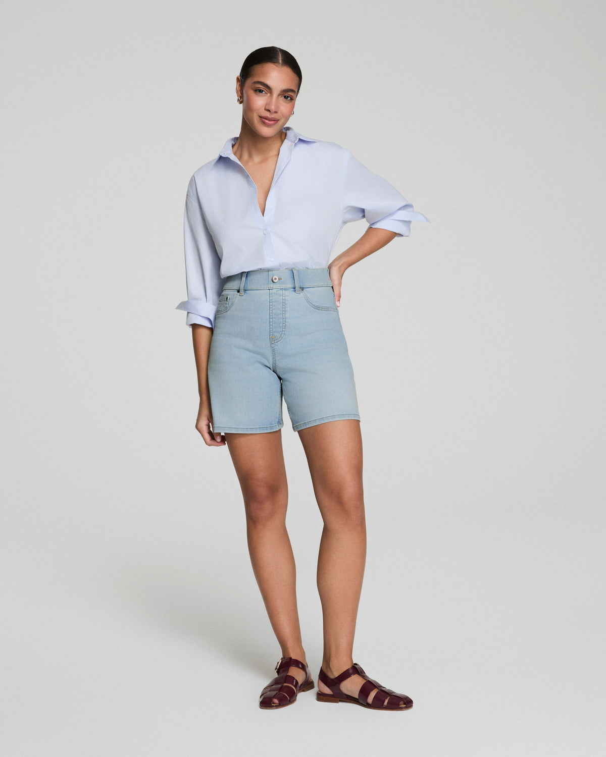 SPANXshape™ Original EveryWear Jean Short, 7"  Tidal Blue