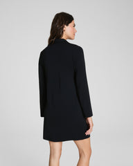 SPANX® Sleek Jersey Long Sleeve Shirt Dress  Classic Black