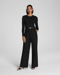 SPANXsmooth™ Jersey Crewneck Long Sleeve Top  Classic Black