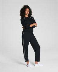 SPANX AirEssentials® Pique Barrel Ankle Pant  Very Black