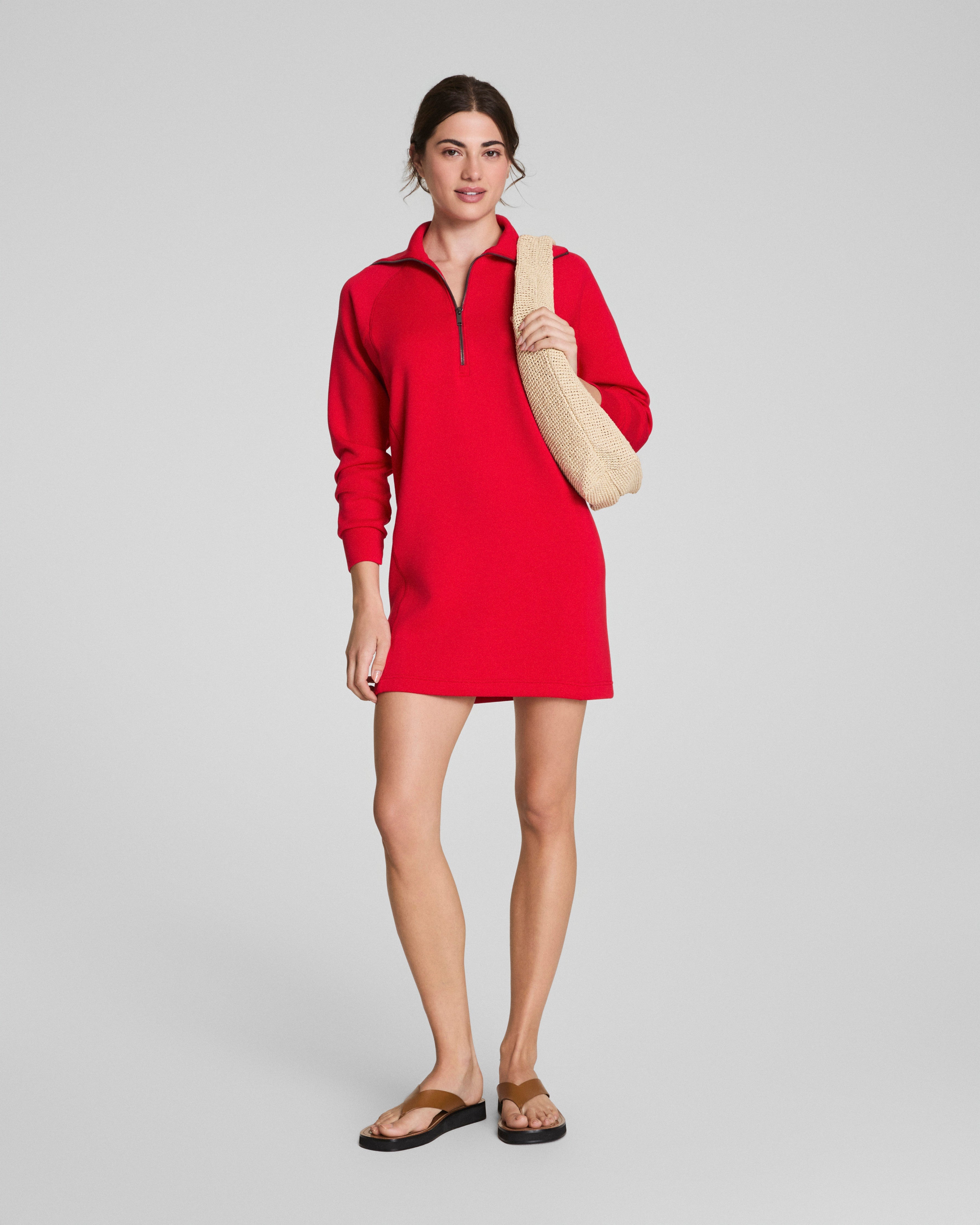 SPANX AirEssentials® Half Zip Dress  SPANX® Red