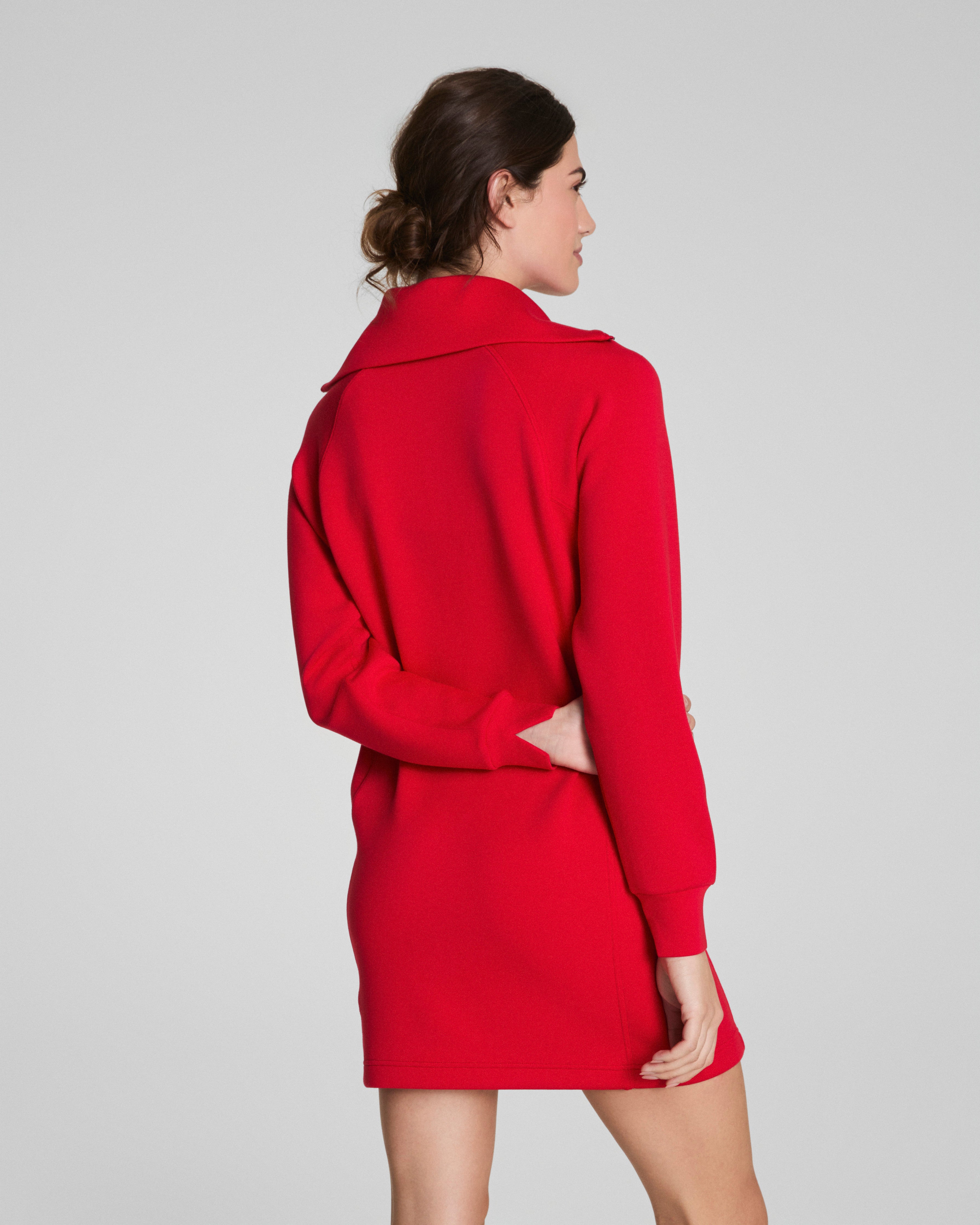 SPANX AirEssentials® Half Zip Dress  SPANX® Red