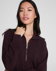 SPANX AirEssentials® Half Zip Dress  Truffle Brown