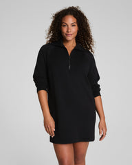 SPANX AirEssentials® Half Zip Dress  Very Black