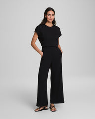 SPANX AirEssentials® Cap Sleeve Cinched Jumpsuit  Very Black