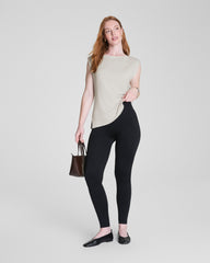 SPANXshape™ Ribbed Knit Legging  Classic Black
