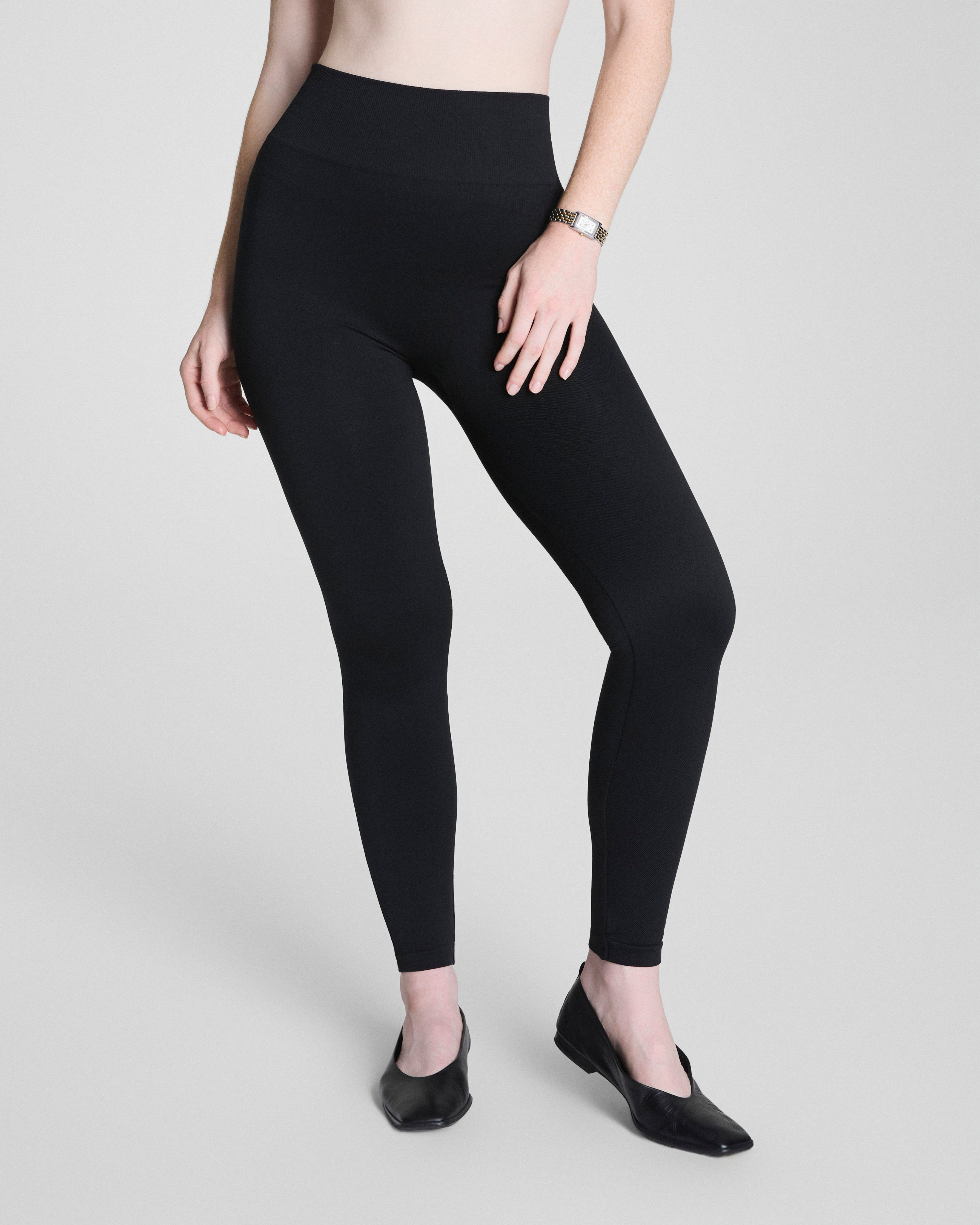 SPANXshape™ Ribbed Knit Legging  Classic Black